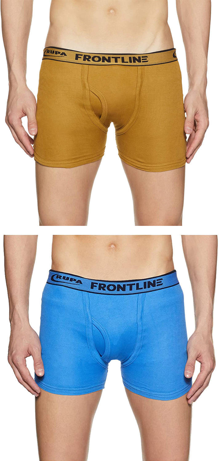 Rupa Frontline Pack of 2 Cotton Trunks For Men's ( Multicolor ) Rupa Frontline Pack of 2 Cotton Trunks For Men's ( Multicolor )