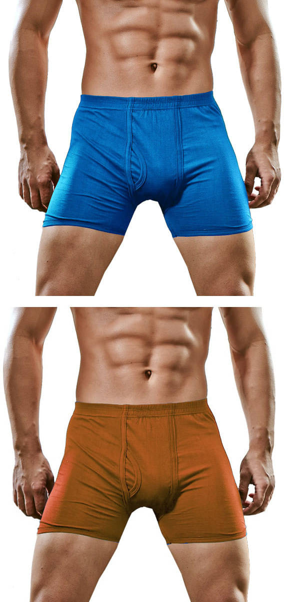     			Rupa Frontline Pack of 2 Cotton Trunks For Men's ( Multicolor )