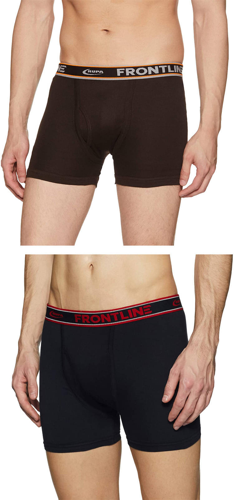     			Rupa Frontline Pack of 2 Cotton Trunks For Men's ( Multicolor )