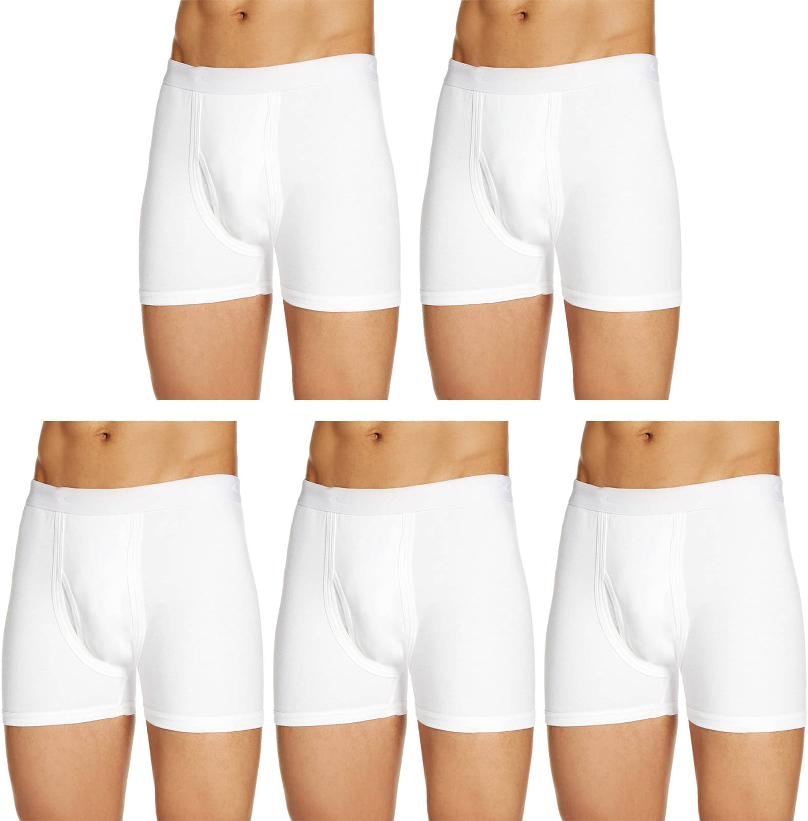 Rupa Frontline Pack of 5 Cotton Trunks For Men's ( White ) Rupa Frontline Pack of 5 Cotton Trunks For Men's ( White )