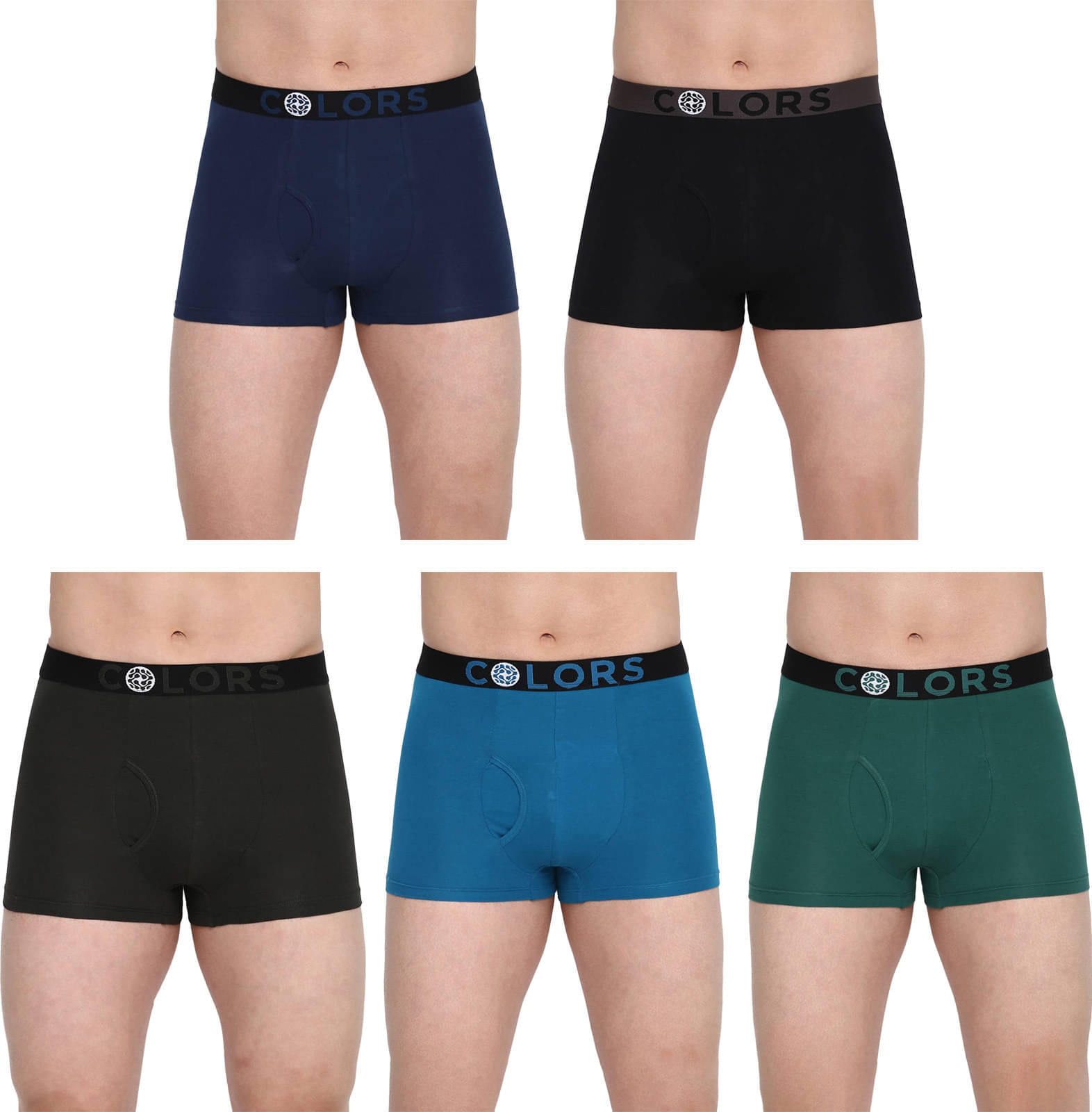 Rupa Frontline Pack of 5 Cotton Trunks For Men's ( Multicolor ) Rupa Frontline Pack of 5 Cotton Trunks For Men's ( Multicolor )