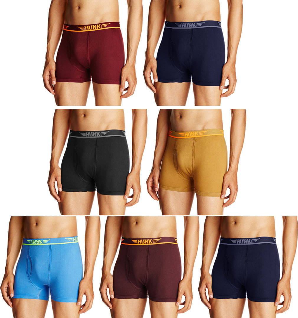     			Rupa Frontline Pack of 7 Cotton Trunks For Men's ( Multicolor )