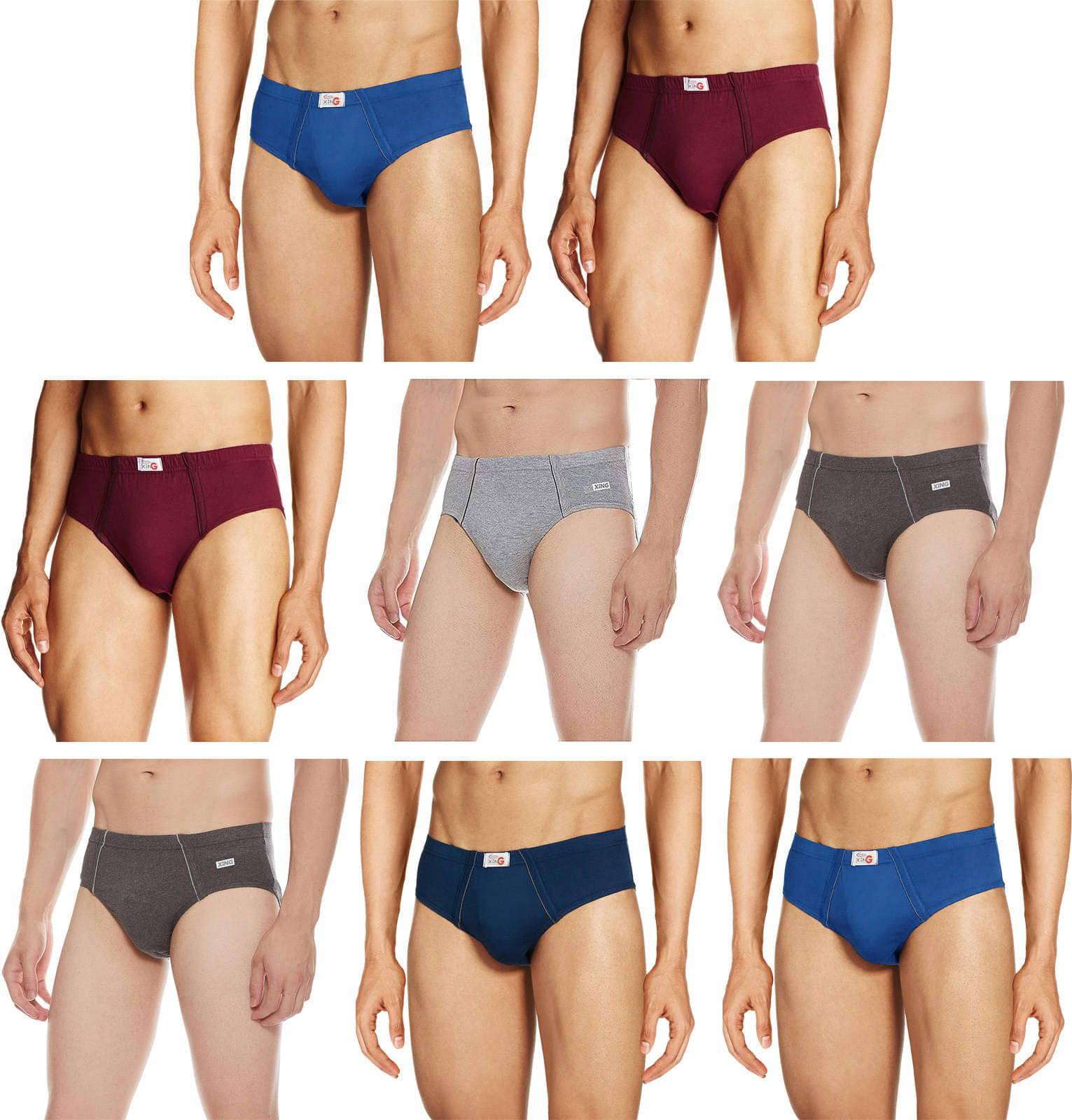    			Rupa Frontline Pack of 8 Cotton Briefs For Men's ( Multicolor )