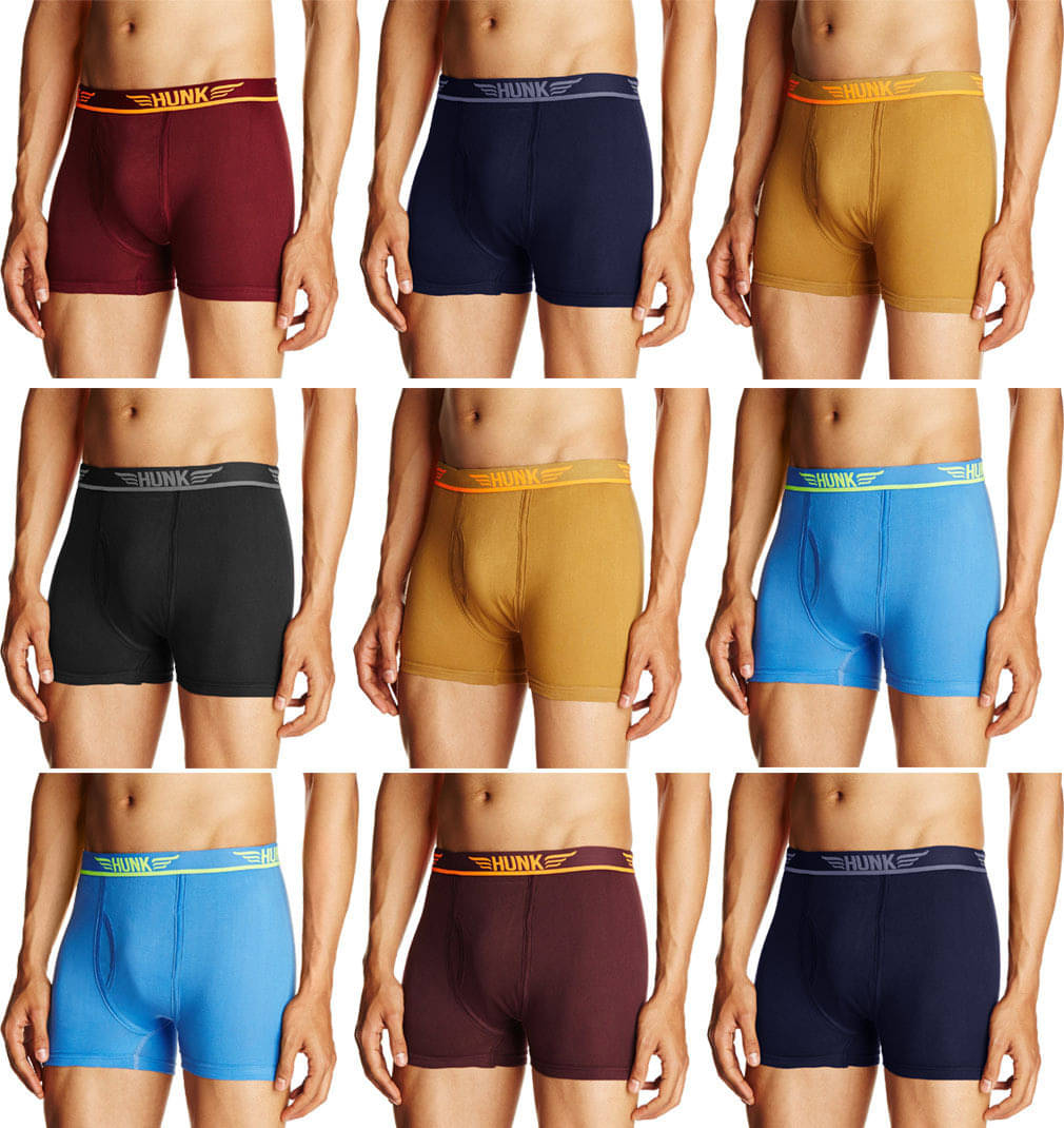     			Rupa Frontline Pack of 9 Cotton Trunks For Men's ( Multicolor )