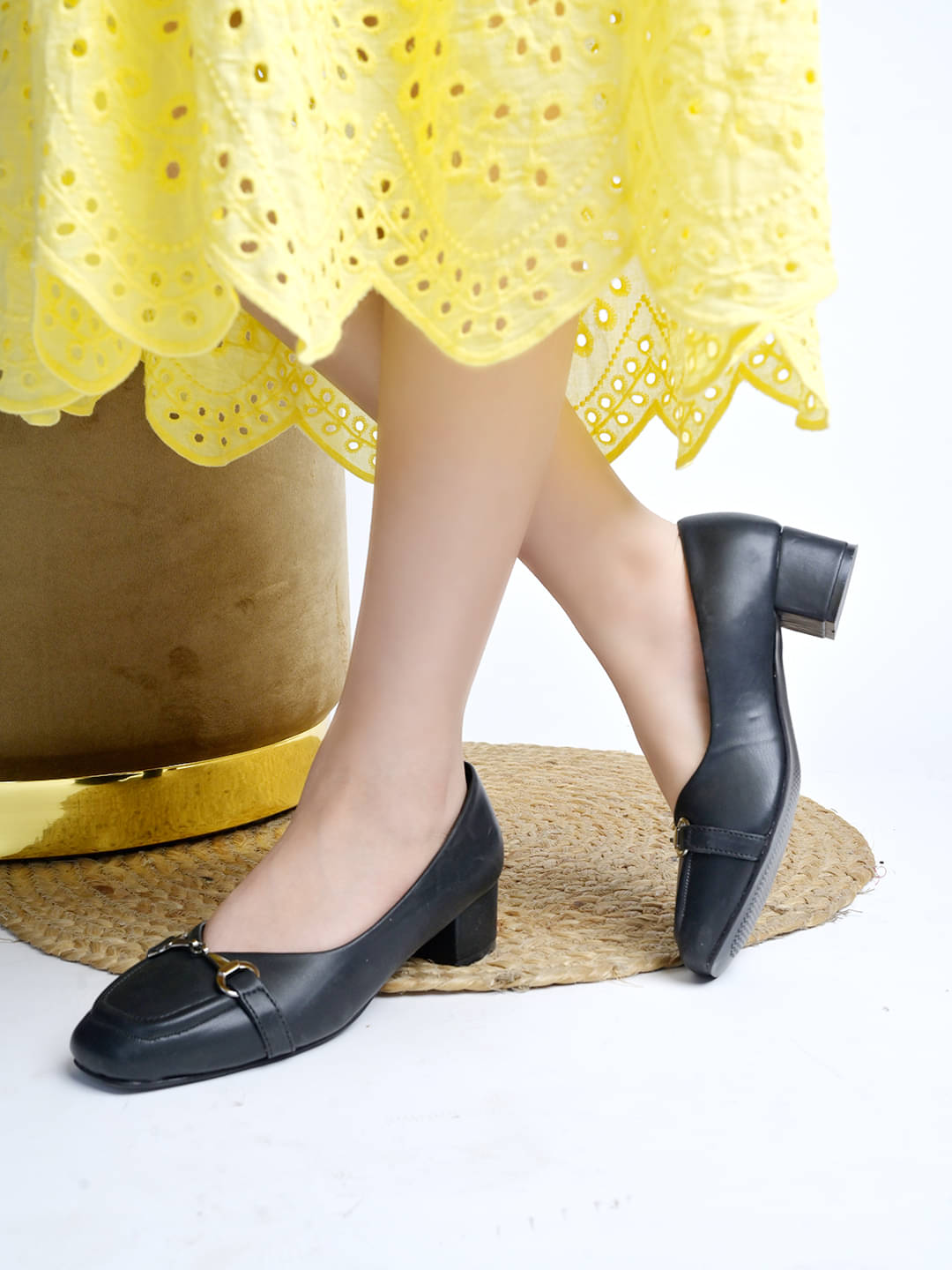     			Shoetopia Black Women's Pumps Heels