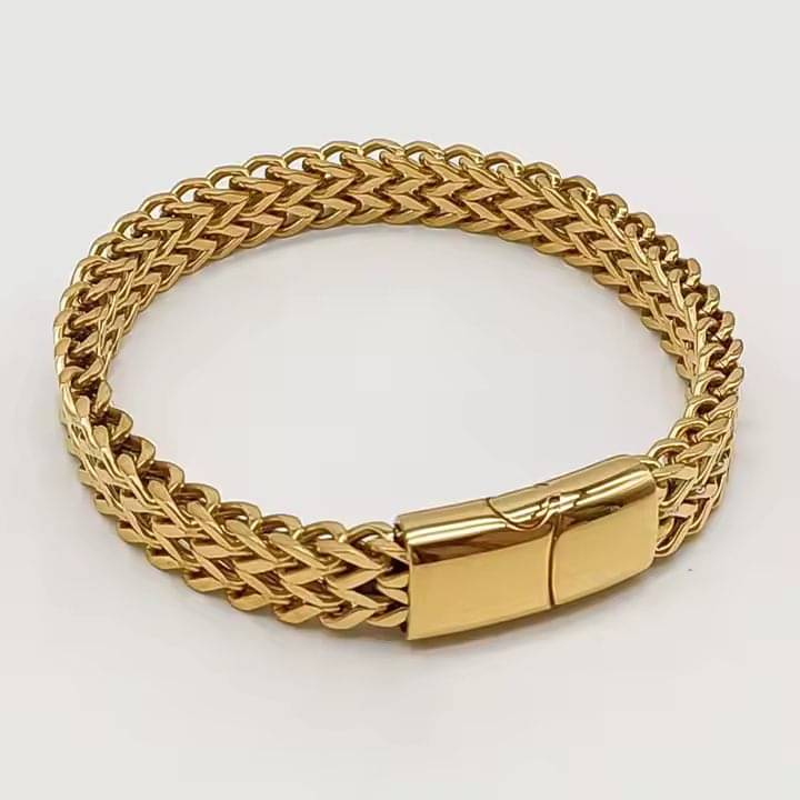     			Thrillz Gold Bracelet ( Pack of 1 )