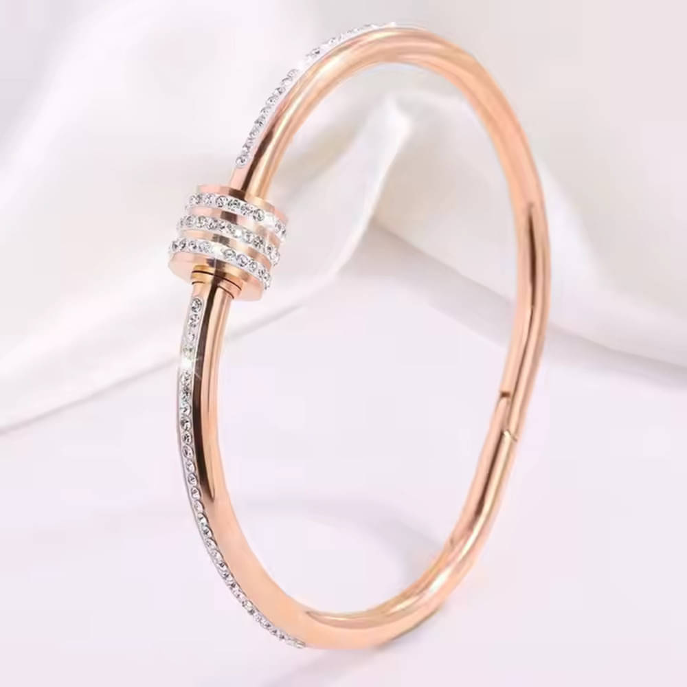     			Thrillz Rose Gold Bracelet ( Pack of 1 )
