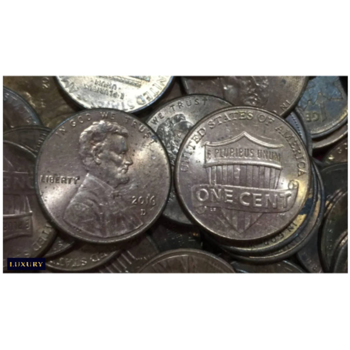     			**10 Coins Lots** 1 Cent Mis Year - USA, old Copper Coins