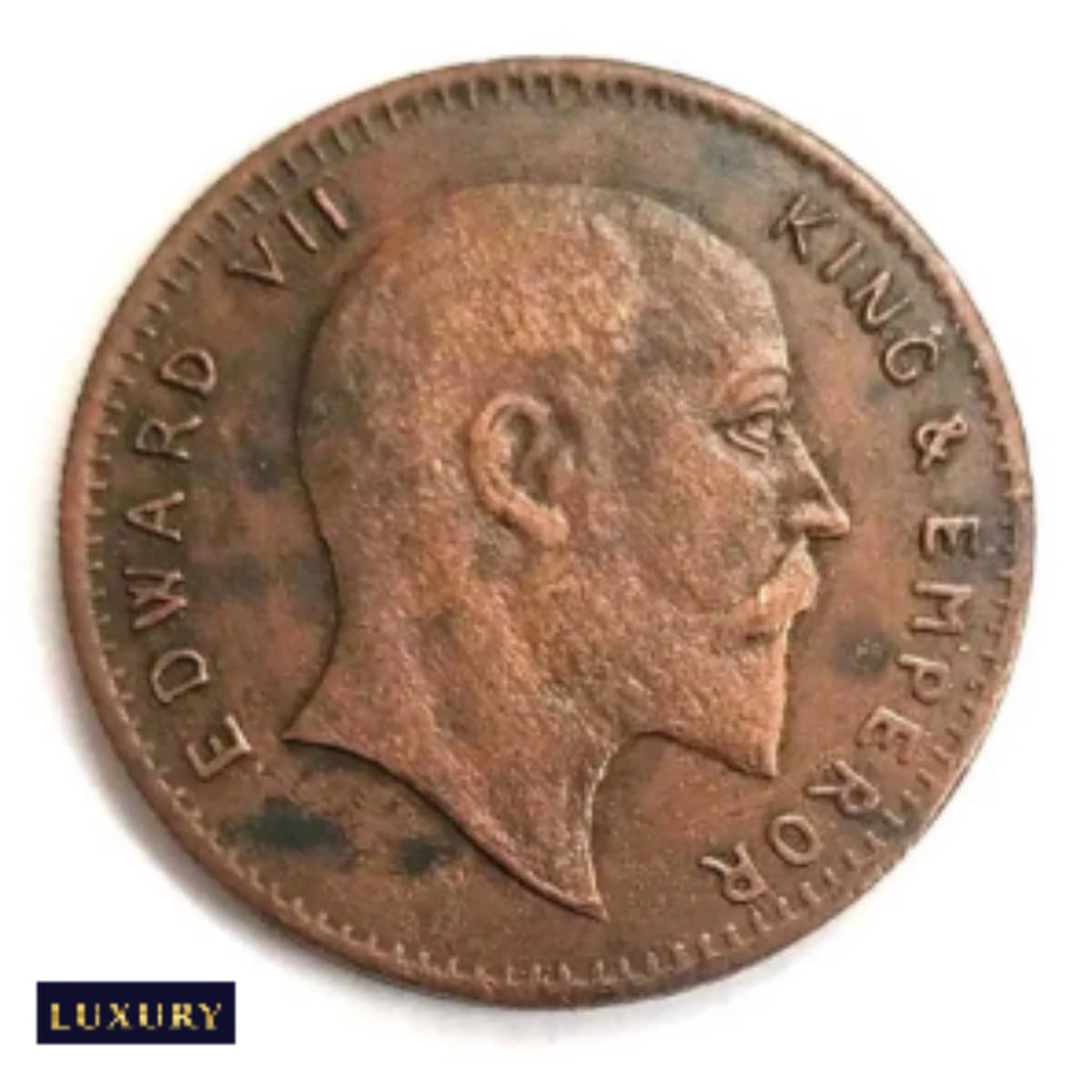 1818 EDWARD 7TH, 1 ANNA, EAST INDIA COMPANY EXTREMELY RARE BEAUTIFUL COIN 1818 EDWARD 7TH, 1 ANNA, EAST INDIA COMPANY EXTREMELY RARE BEAUTIFUL COIN