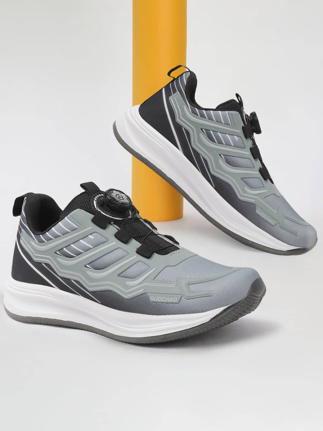 Clymb Gray Men's Sports Running Shoes - Sports Shoes | Buy online on ZillyBuy