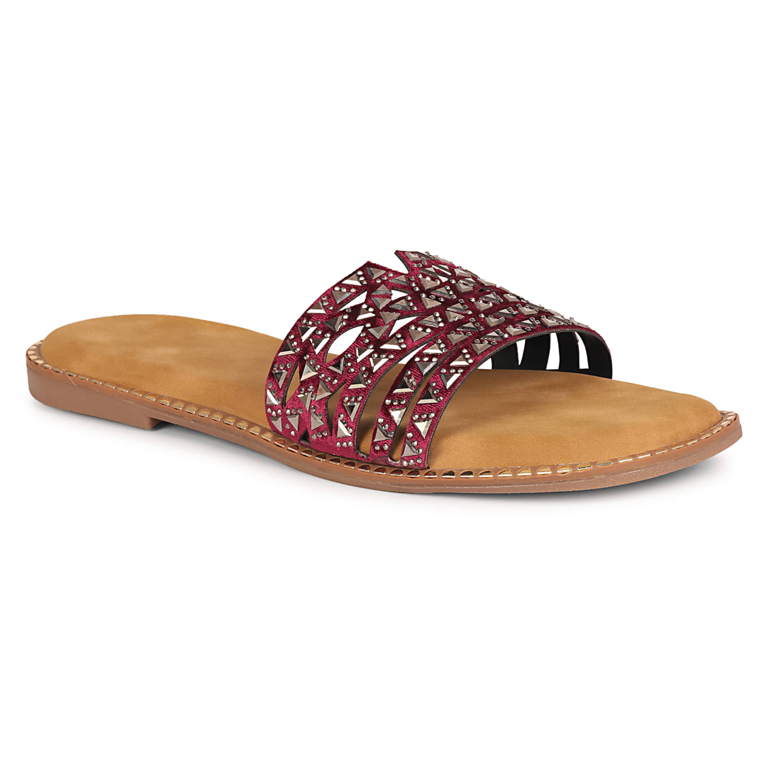     			Commander Shoes Wine Women's Flats