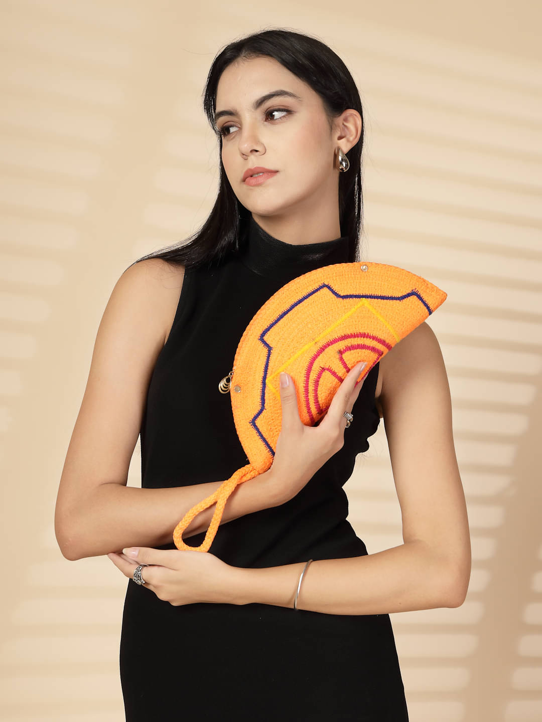     			ENSAC Orange Fabric Handheld
