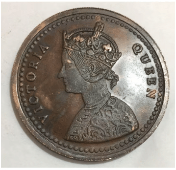 Extremely Rare 1818 One Anna Victoria, India old Copper Coin For Collection Extremely Rare 1818 One Anna Victoria, India old Copper Coin For Collection