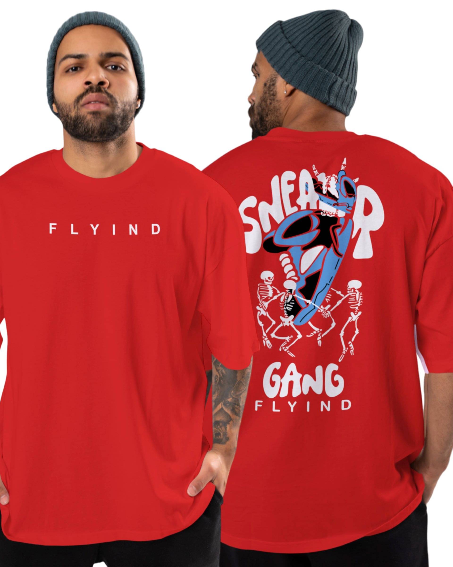 FLYIND VOGUE OUTFIT Men Polyester Regular Fit Self Design T-Shirt ( Red ) FLYIND VOGUE OUTFIT Men Polyester Regular Fit Self Design T-Shirt ( Red )