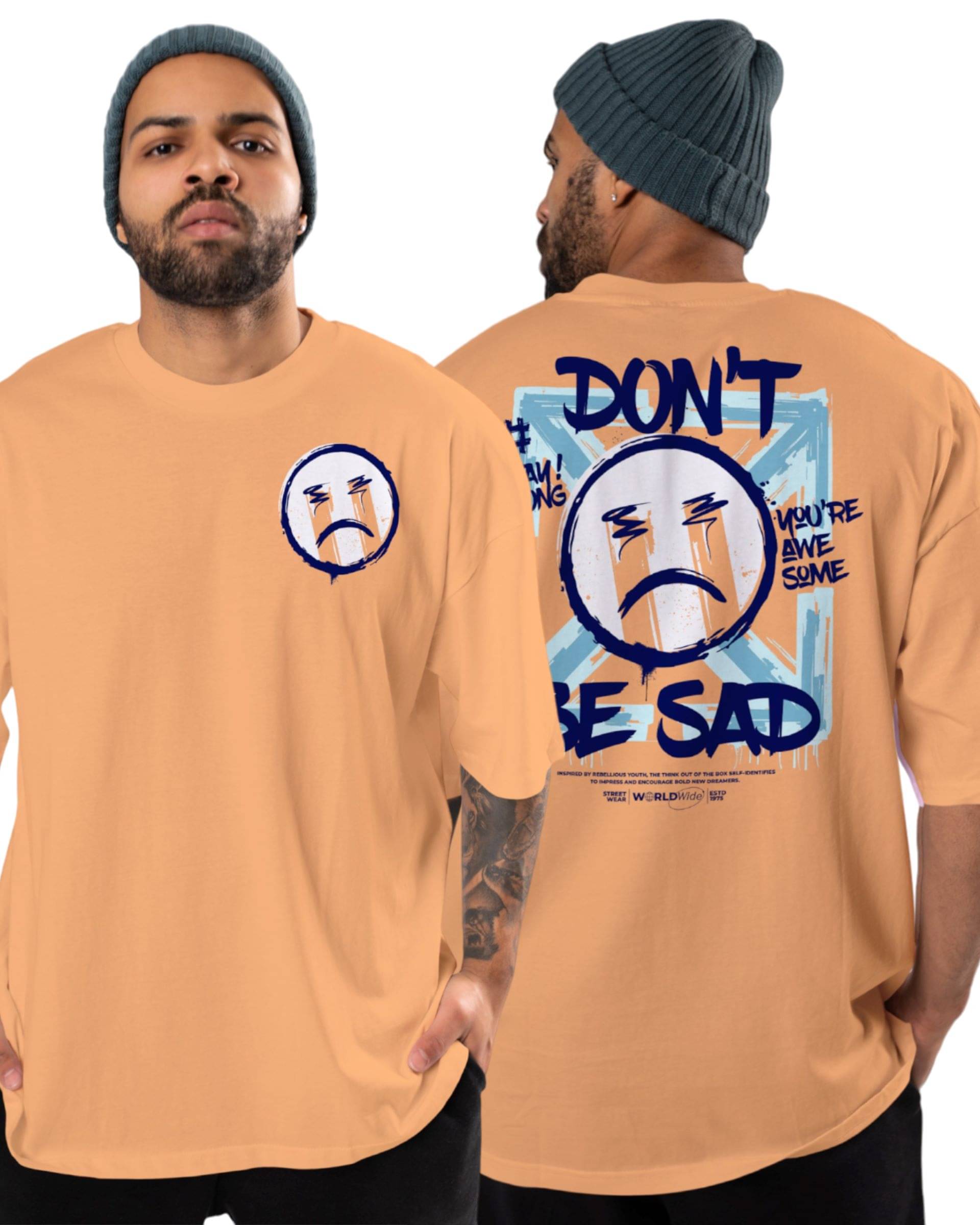 FLYIND VOGUE OUTFIT Men Polyester Regular Fit Self Design T-Shirt ( Peach ) FLYIND VOGUE OUTFIT Men Polyester Regular Fit Self Design T-Shirt ( Peach )