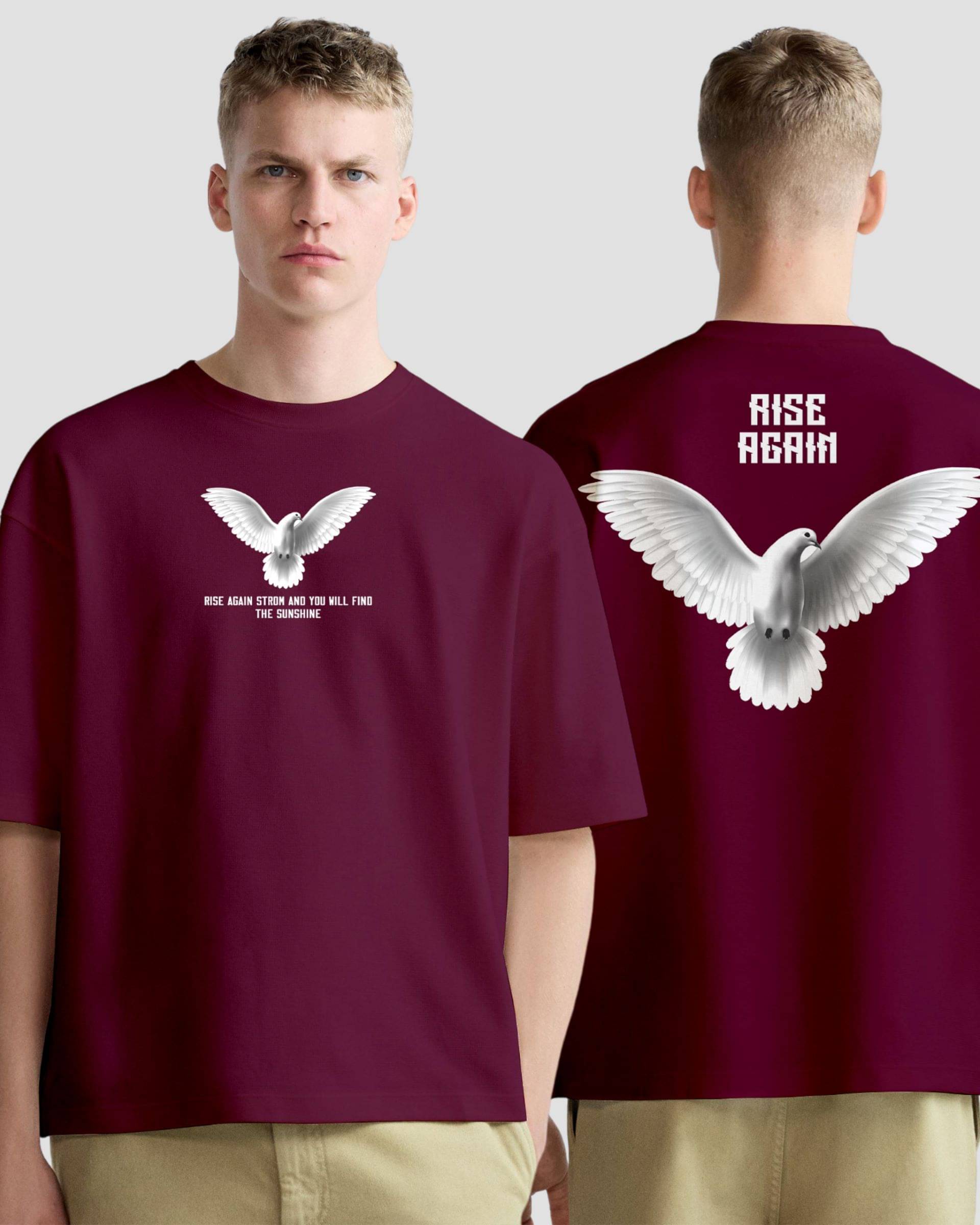 FLYIND VOGUE OUTFIT Men Polyester Regular Fit Self Design T-Shirt ( Maroon ) FLYIND VOGUE OUTFIT Men Polyester Regular Fit Self Design T-Shirt ( Maroon )
