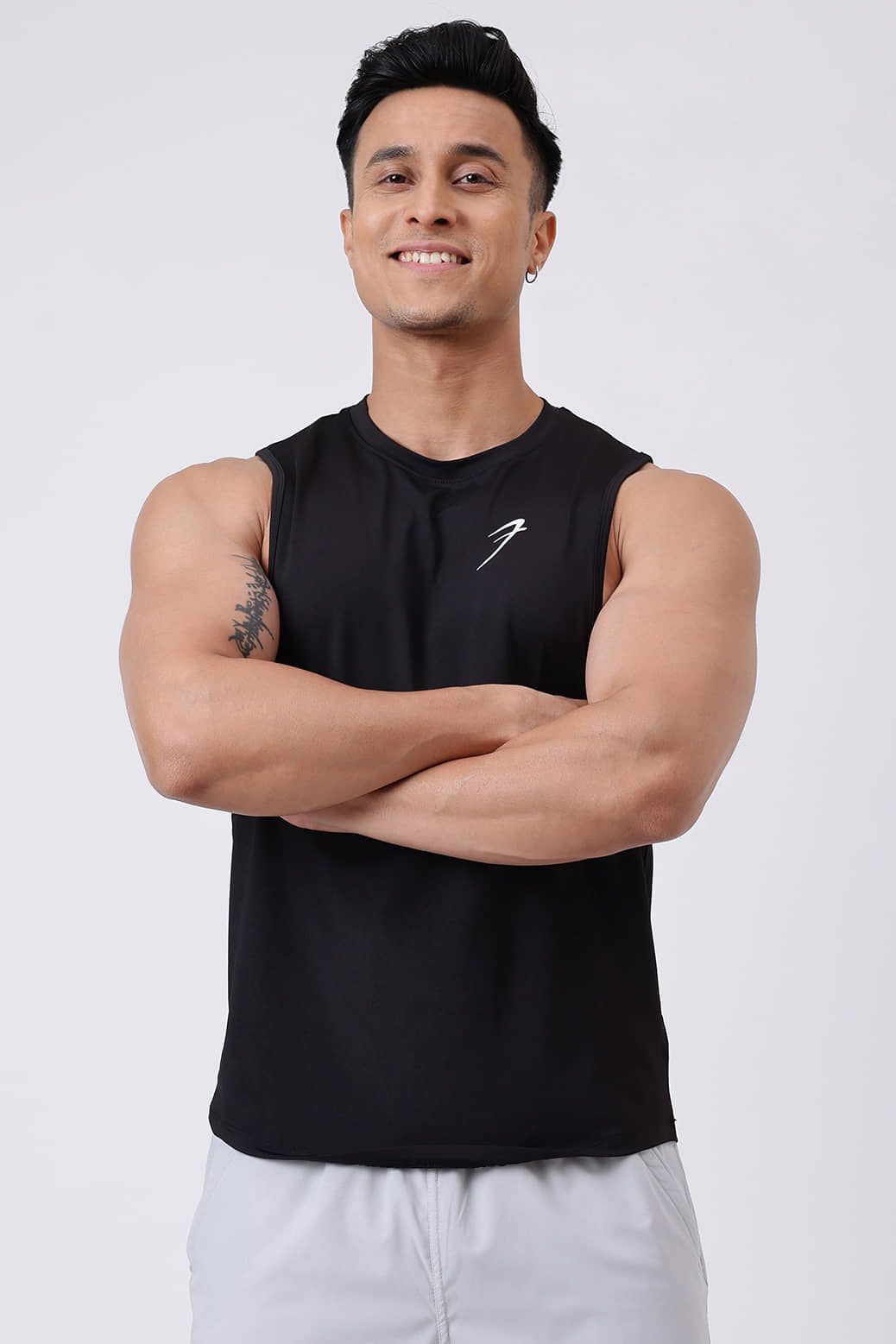 Fuaark Green Polyester Regular Fit Men's Tanks ( Pack of 1 )