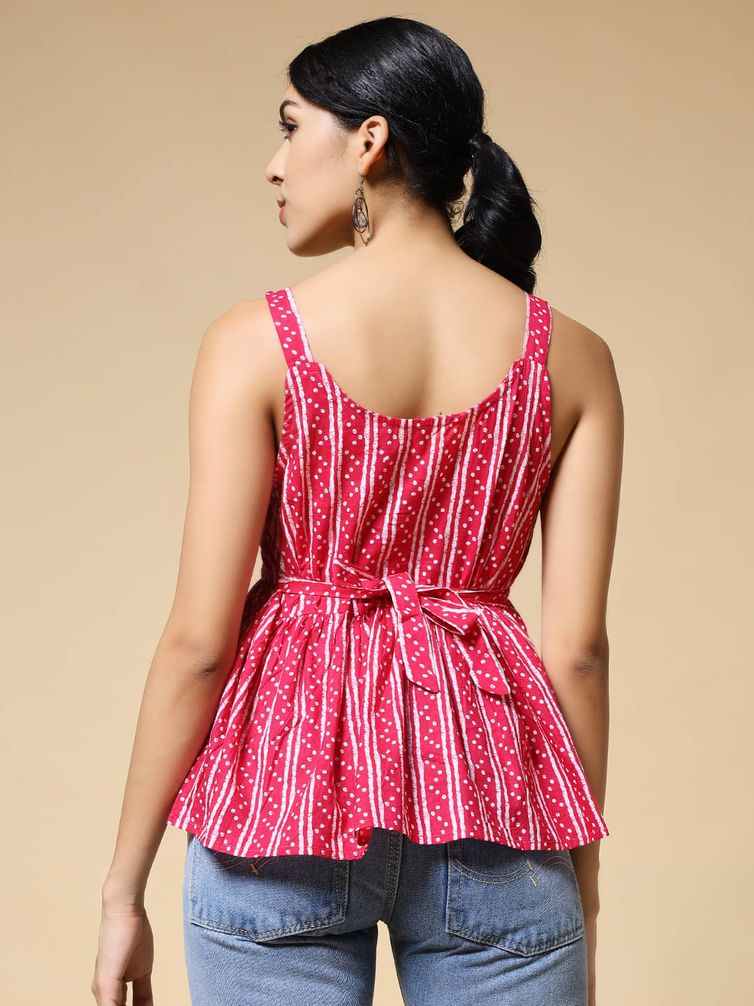 Istyle Can Women's Cotton Regular Top ( Pink ) Istyle Can Women's Cotton Regular Top ( Pink )