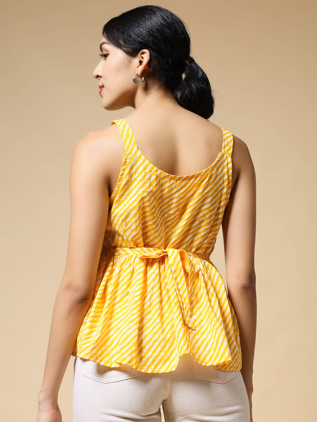 Istyle Can Women's Cotton Regular Top ( Yellow ) Istyle Can Women's Cotton Regular Top ( Yellow )