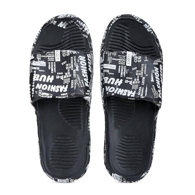     			PENNEN Black Men's Thong Flip Flop