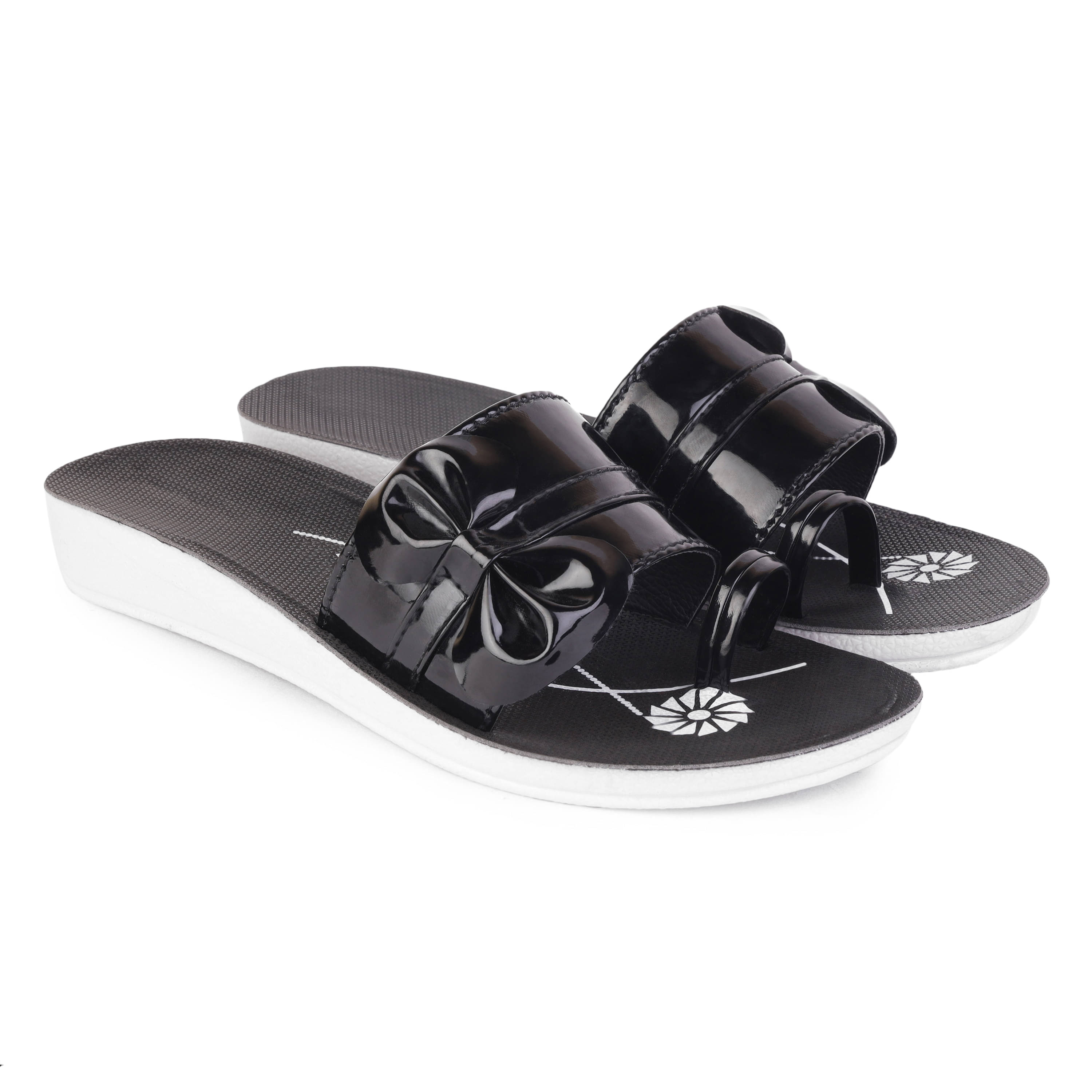     			PENNEN Black Women's Thong Flip Flop