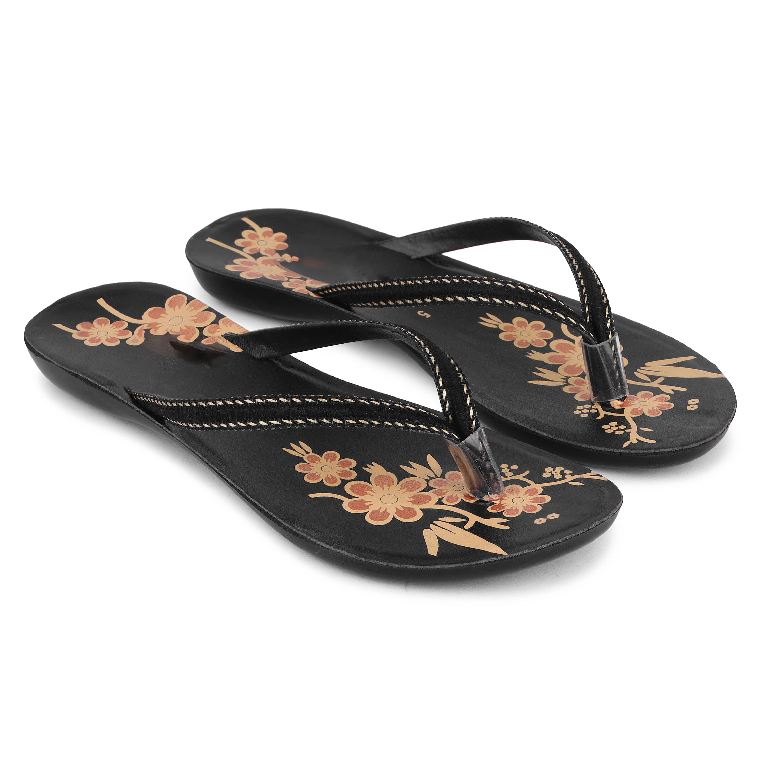     			PENNEN Black Women's Thong Flip Flop