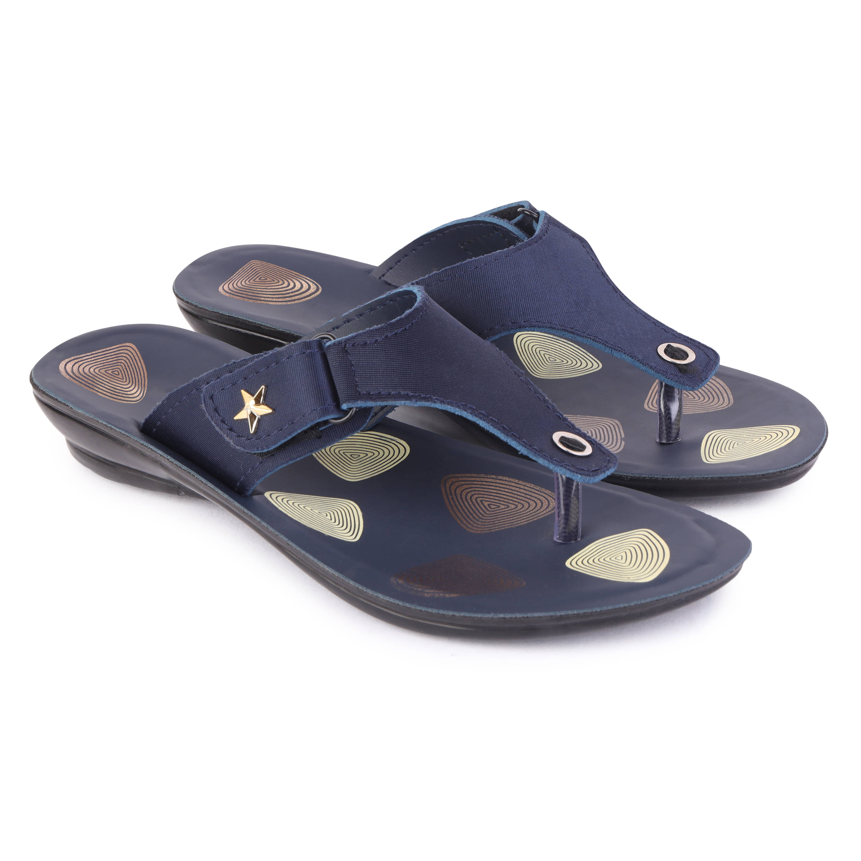     			PENNEN Blue Women's Thong Flip Flop