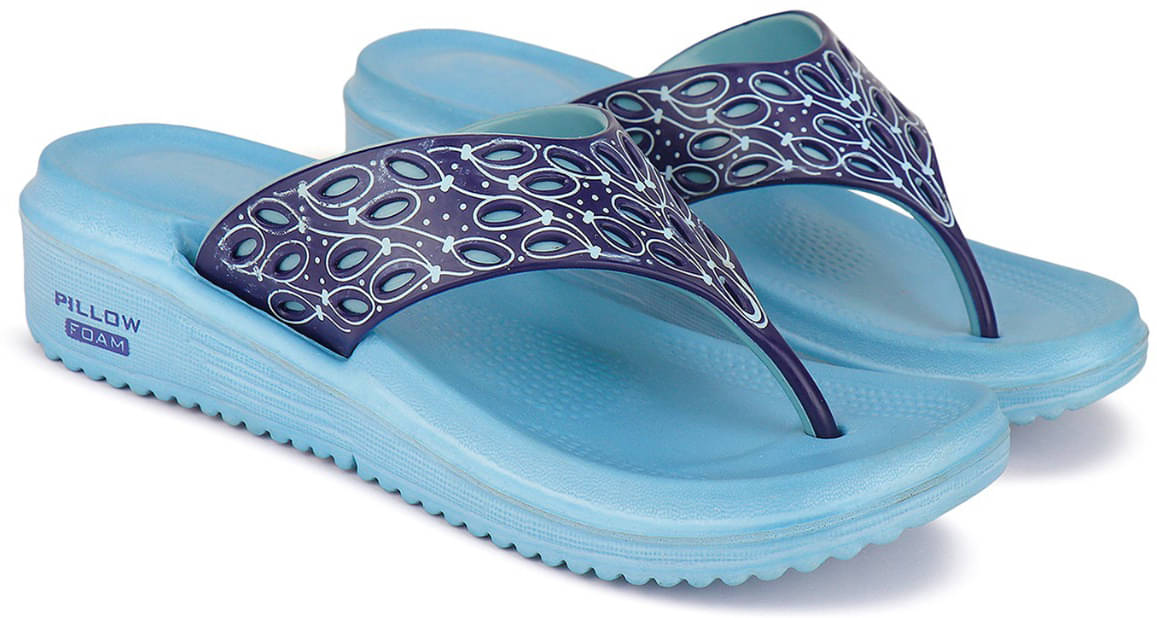     			PENNEN Blue Women's Thong Flip Flop