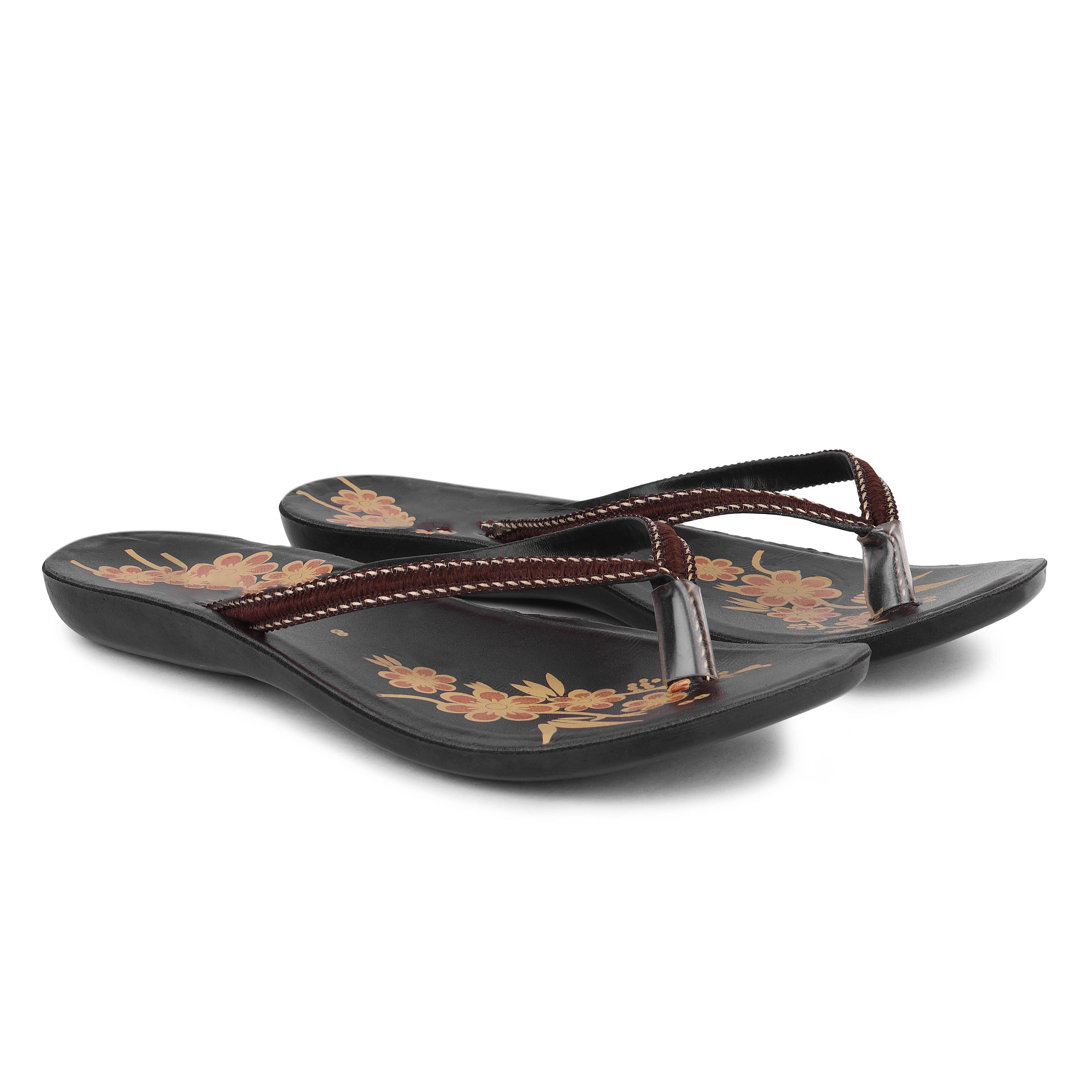     			PENNEN Brown Women's Thong Flip Flop