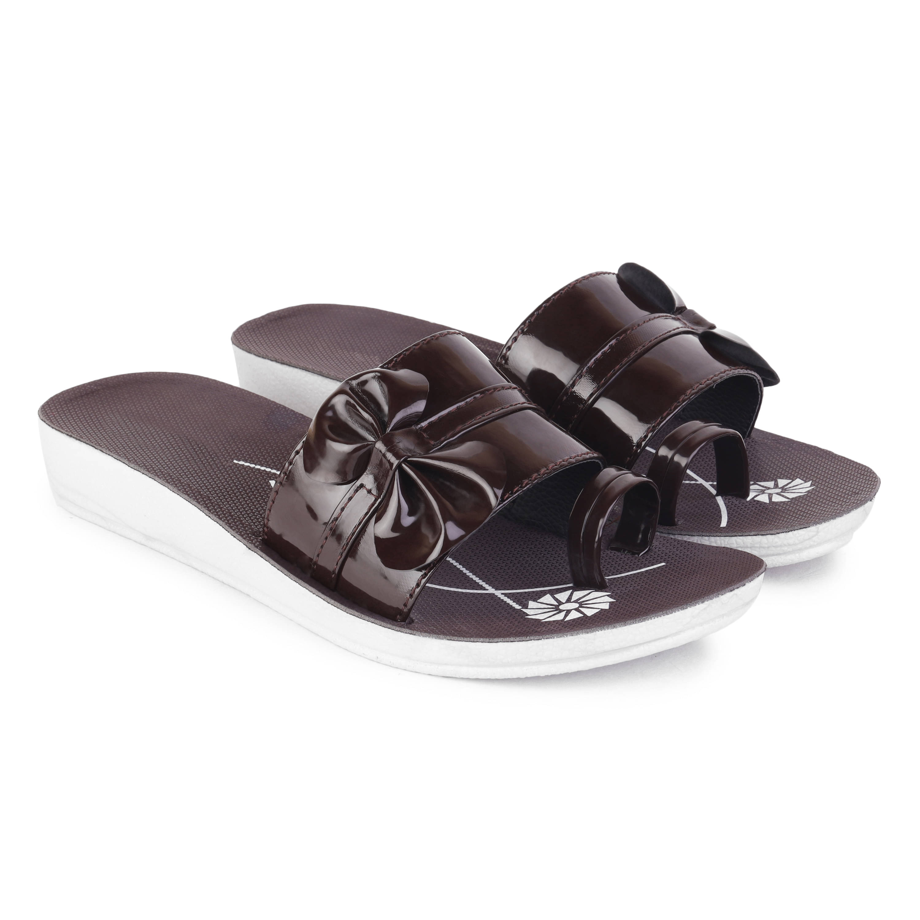     			PENNEN Brown Women's Thong Flip Flop