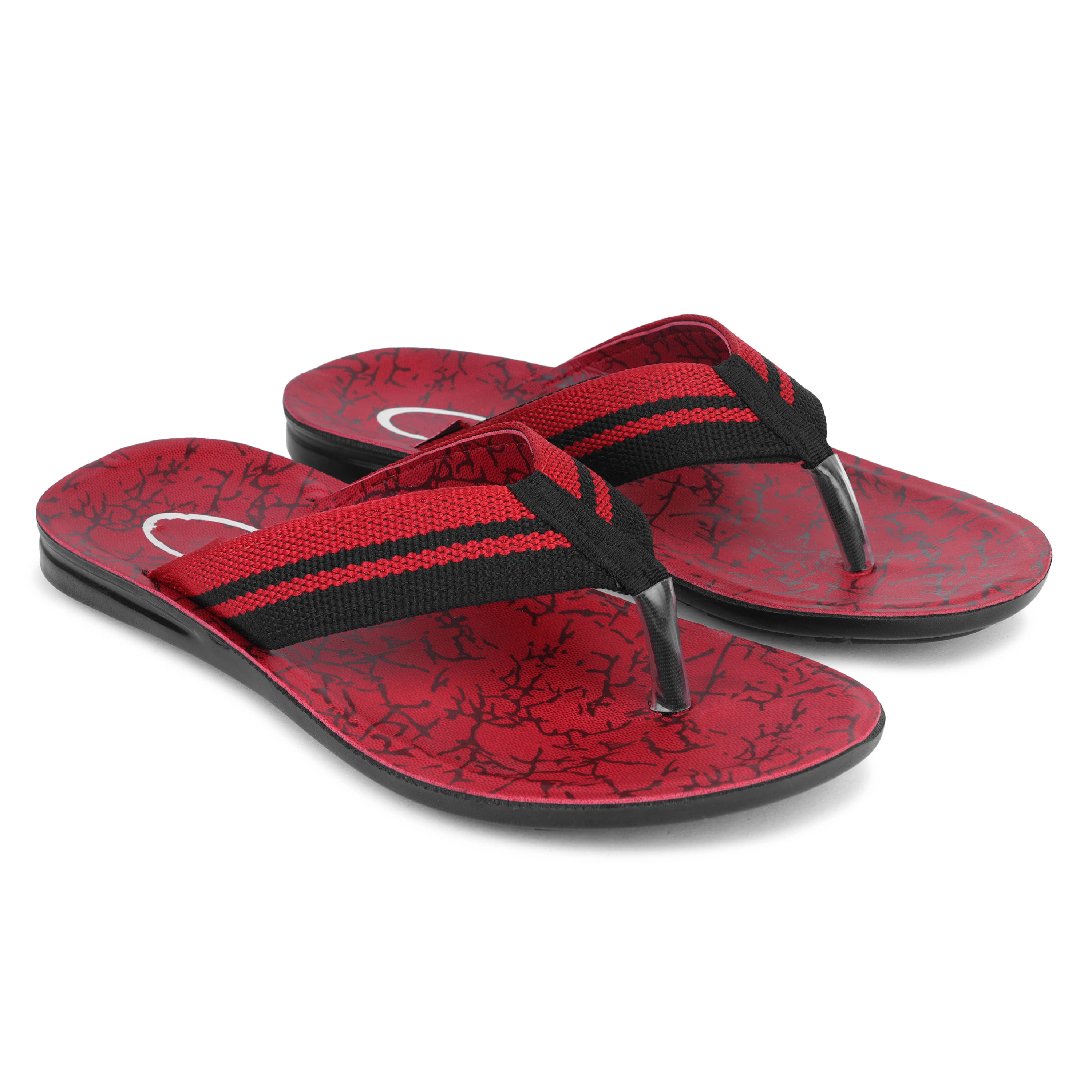     			PENNEN Red Men's Thong Flip Flop