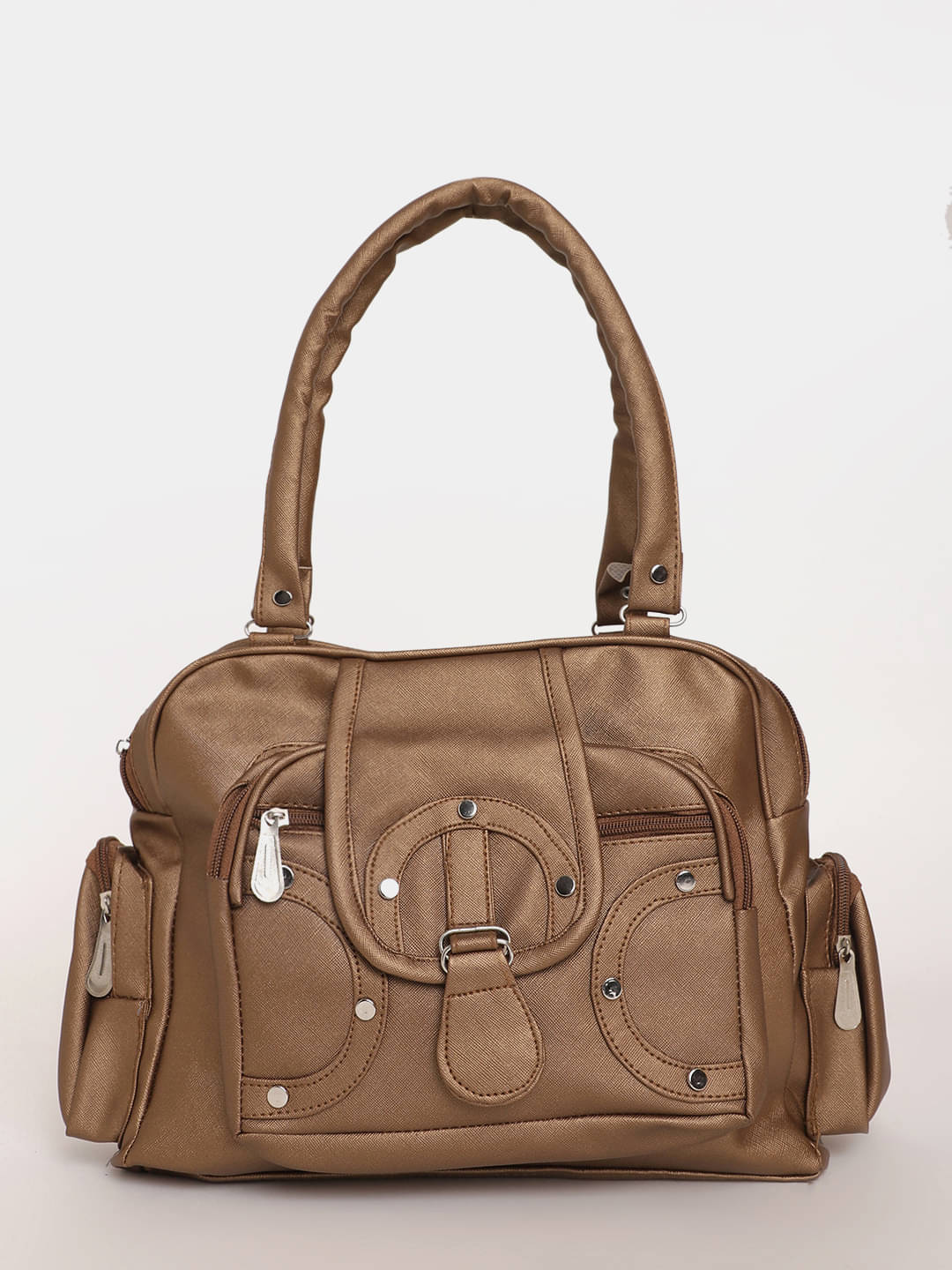     			Springberry Satchel Bag PU Set of 1 ( Brown )