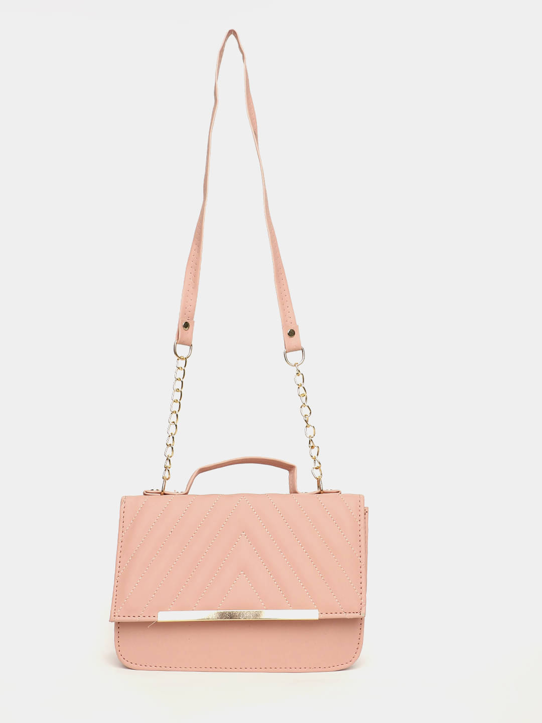     			Springberry Sling Bag PU Set of 1 ( Pink )
