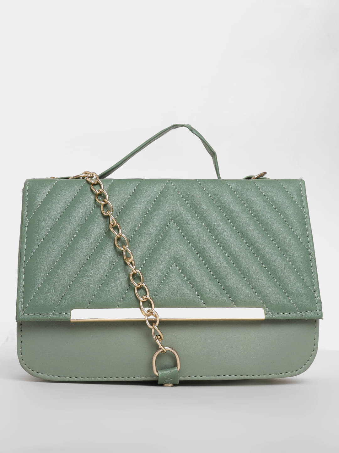     			Springberry Sling Bag PU Set of 1 ( Green )