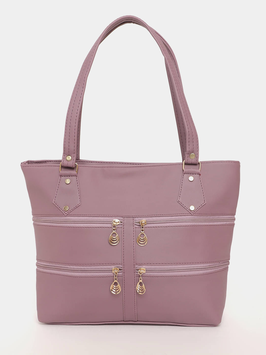     			Springberry Tote Bag PU Set of 1 ( Purple )