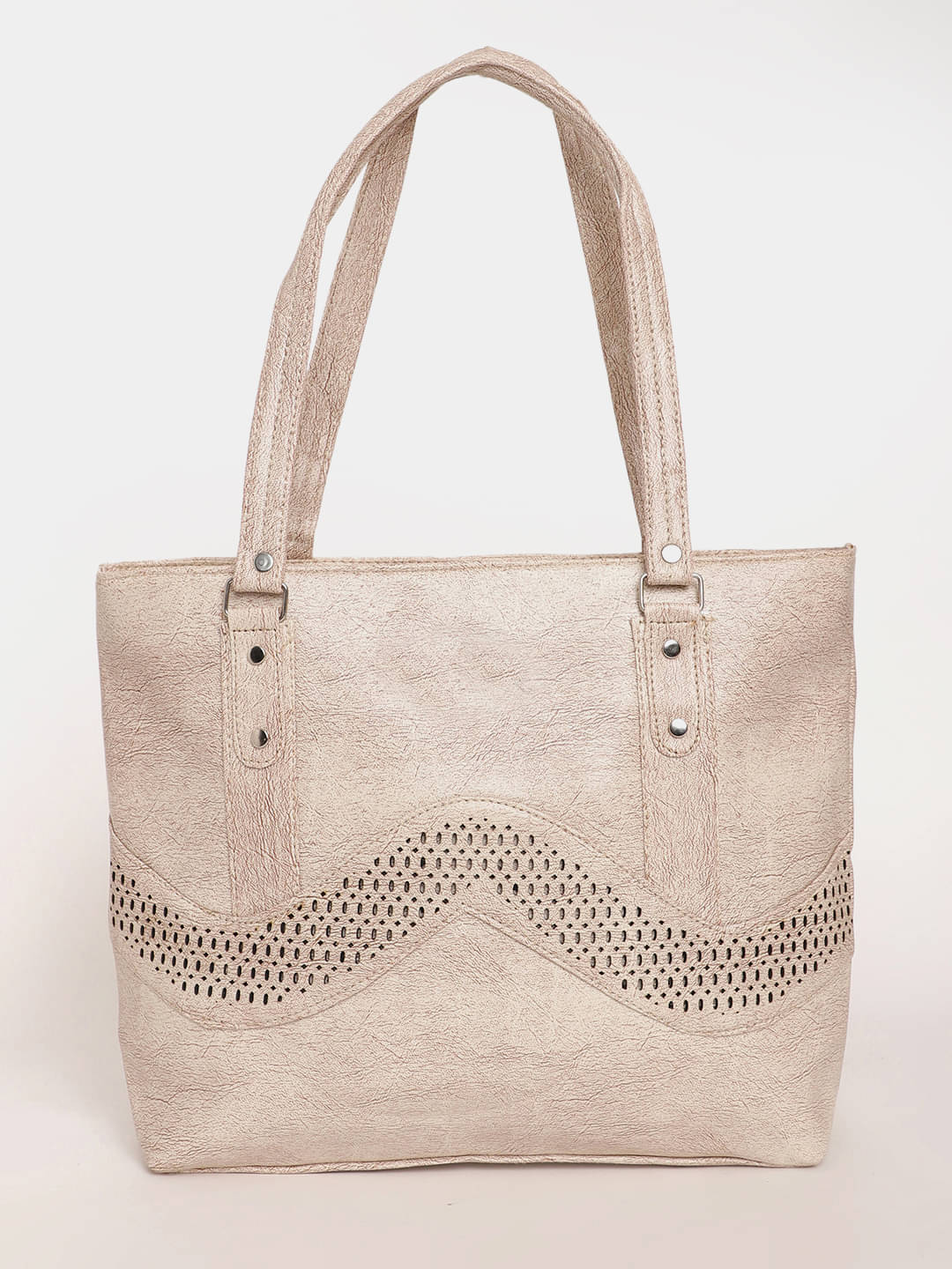     			Springberry Tote Bag PU Set of 1 ( Beige )