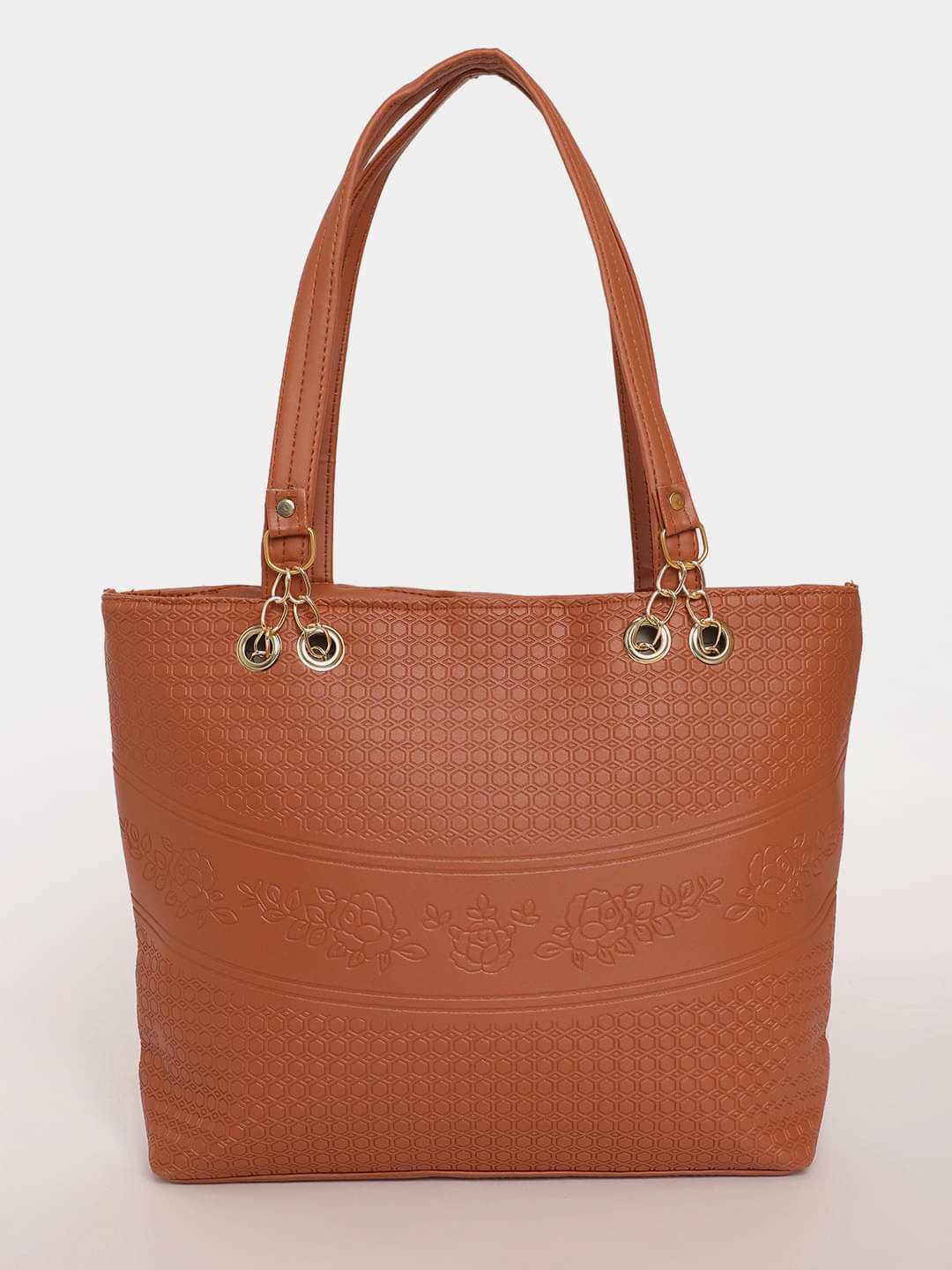     			Springberry Tote Bag PU Set of 1 ( Brown )