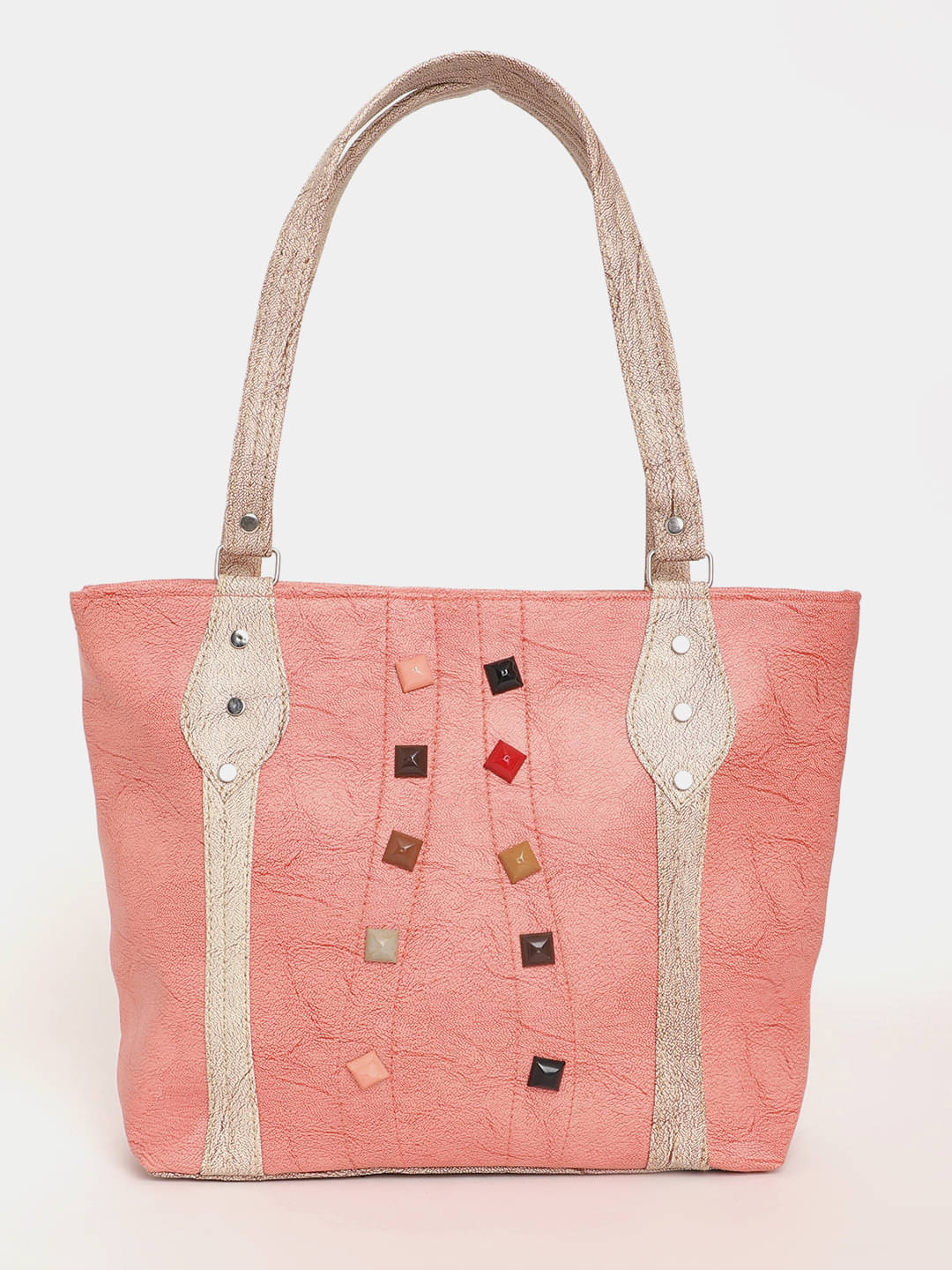     			Springberry Tote Bag PU Set of 1 ( Pink )