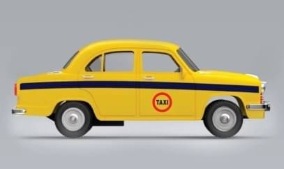     			Taxi Toy Car for Kids, Pull Back Action, Looks Like Real Calcutta Taxi, openable doors