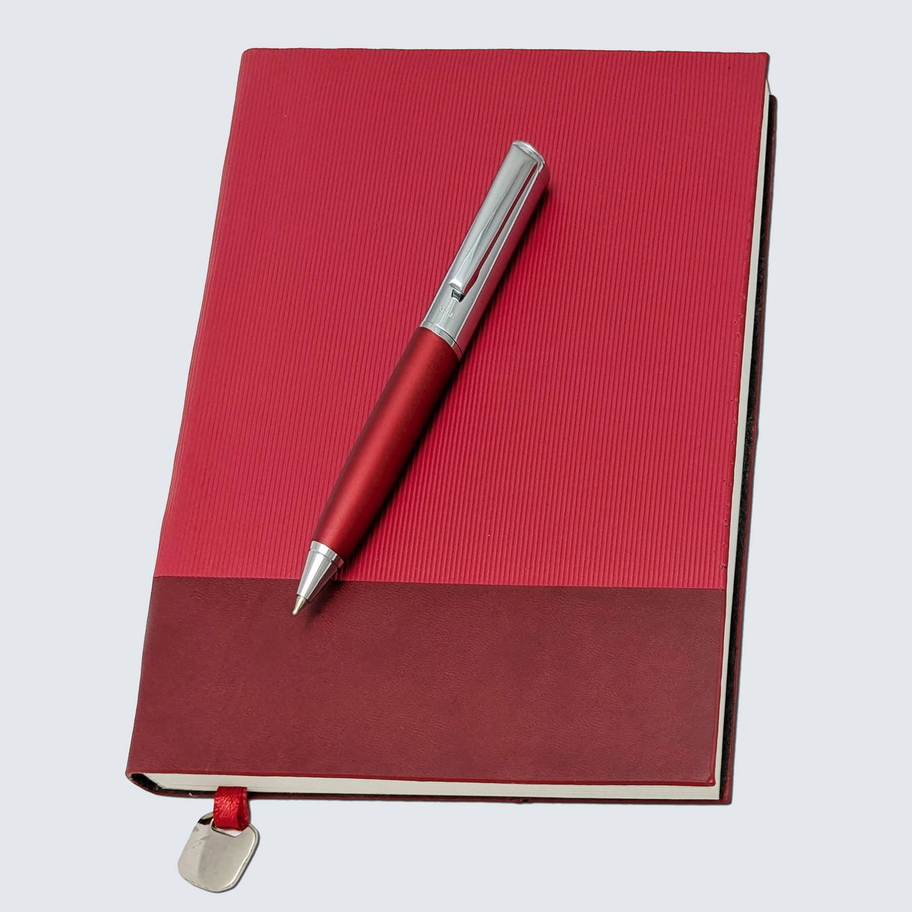 UJJi Line Pattern Red A5 Notebook with 192 Pages 80 GSM Ruled Pages UJJi Line Pattern Red A5 Notebook with 192 Pages 80 GSM Ruled Pages