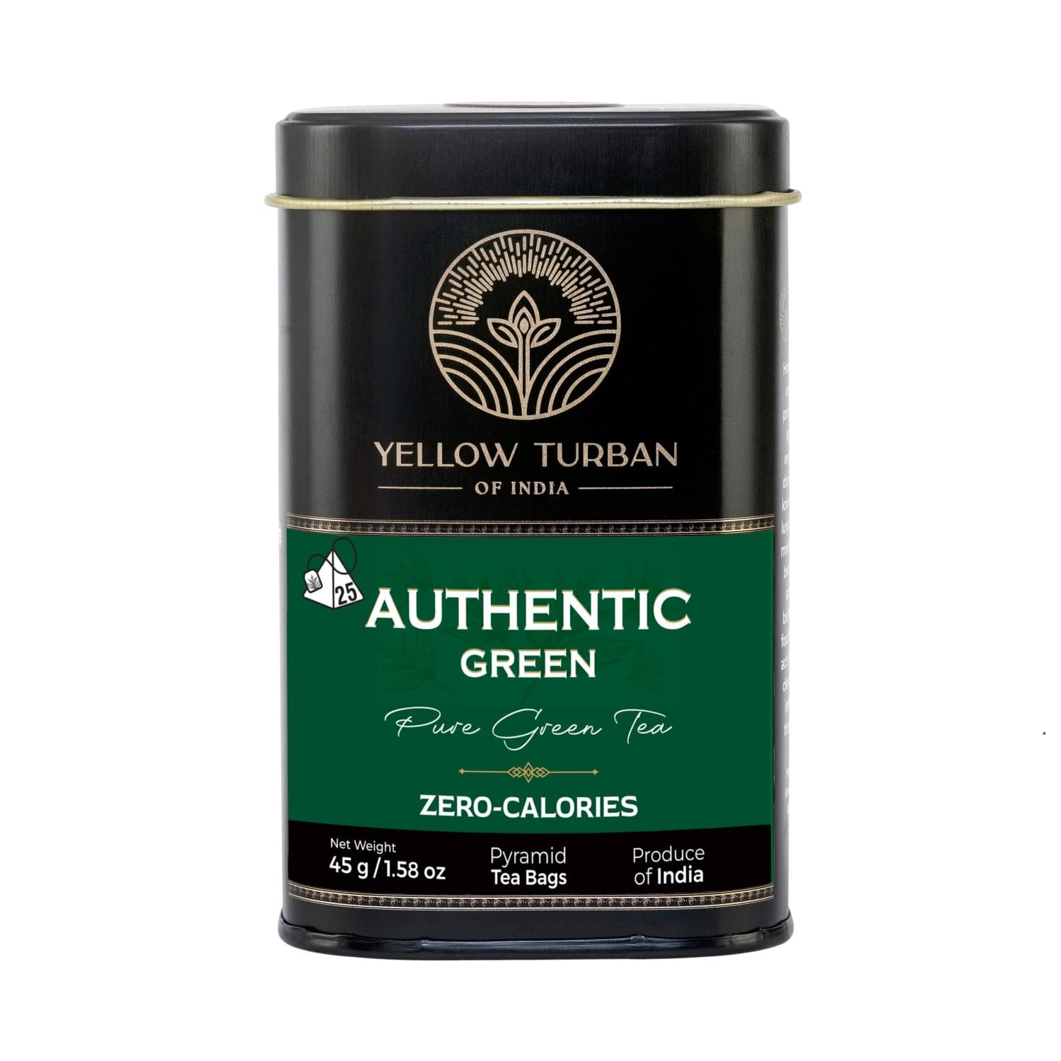 YELLOW TURBAN 45 gm Natural Green Tea ( Bags ) YELLOW TURBAN 45 gm Natural Green Tea ( Bags )