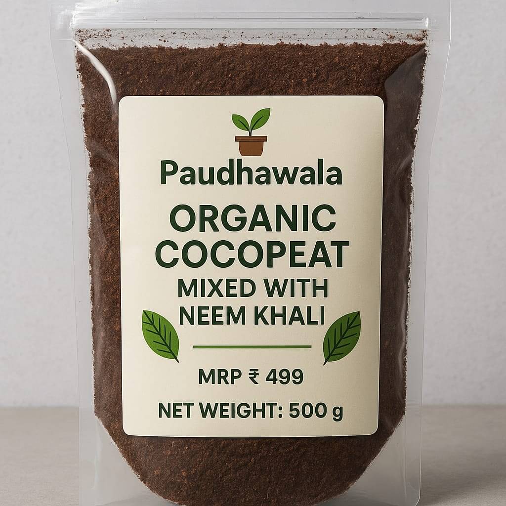     			500 gram cocopeat with neem khali for better soil performance