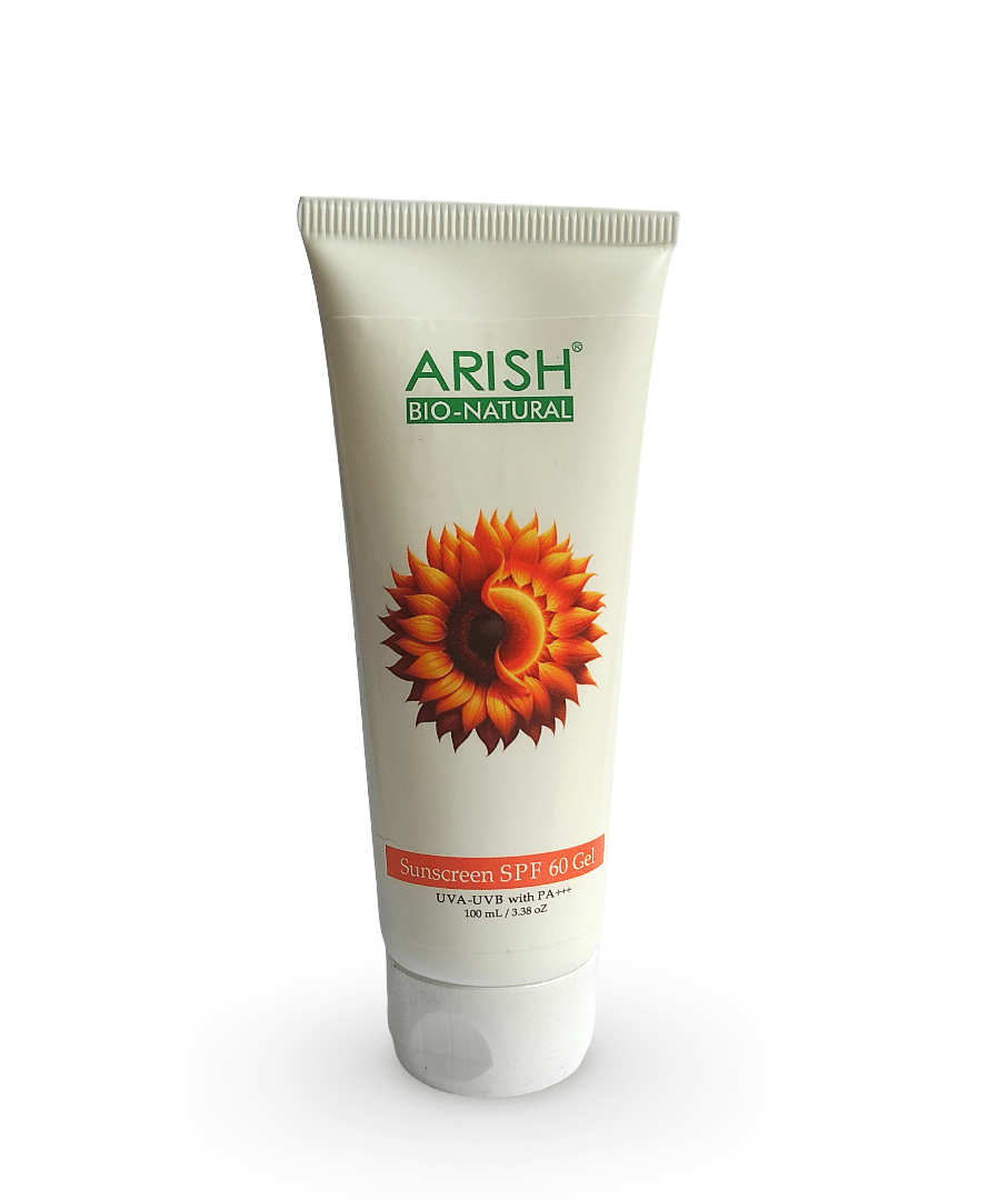     			ARISH BIO-NATURAL SPF 60 Sunscreen Gel For All Skin Type ( Pack of 1 )