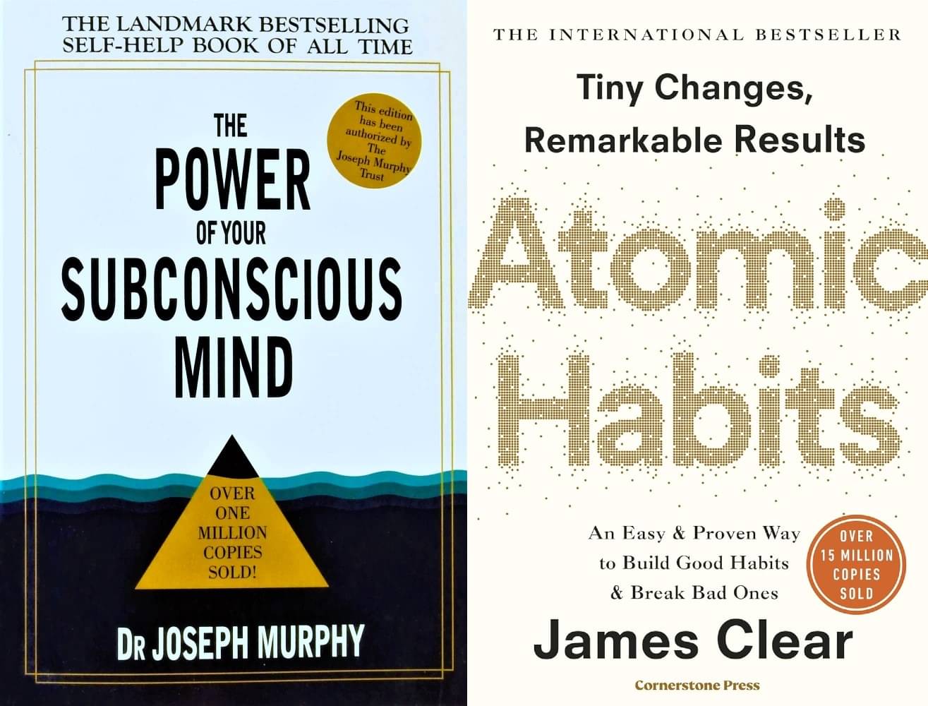 Atomic Habits + The Power of Your Subconscious Mind - Combo Of 2 Books Atomic Habits + The Power of Your Subconscious Mind - Combo Of 2 Books