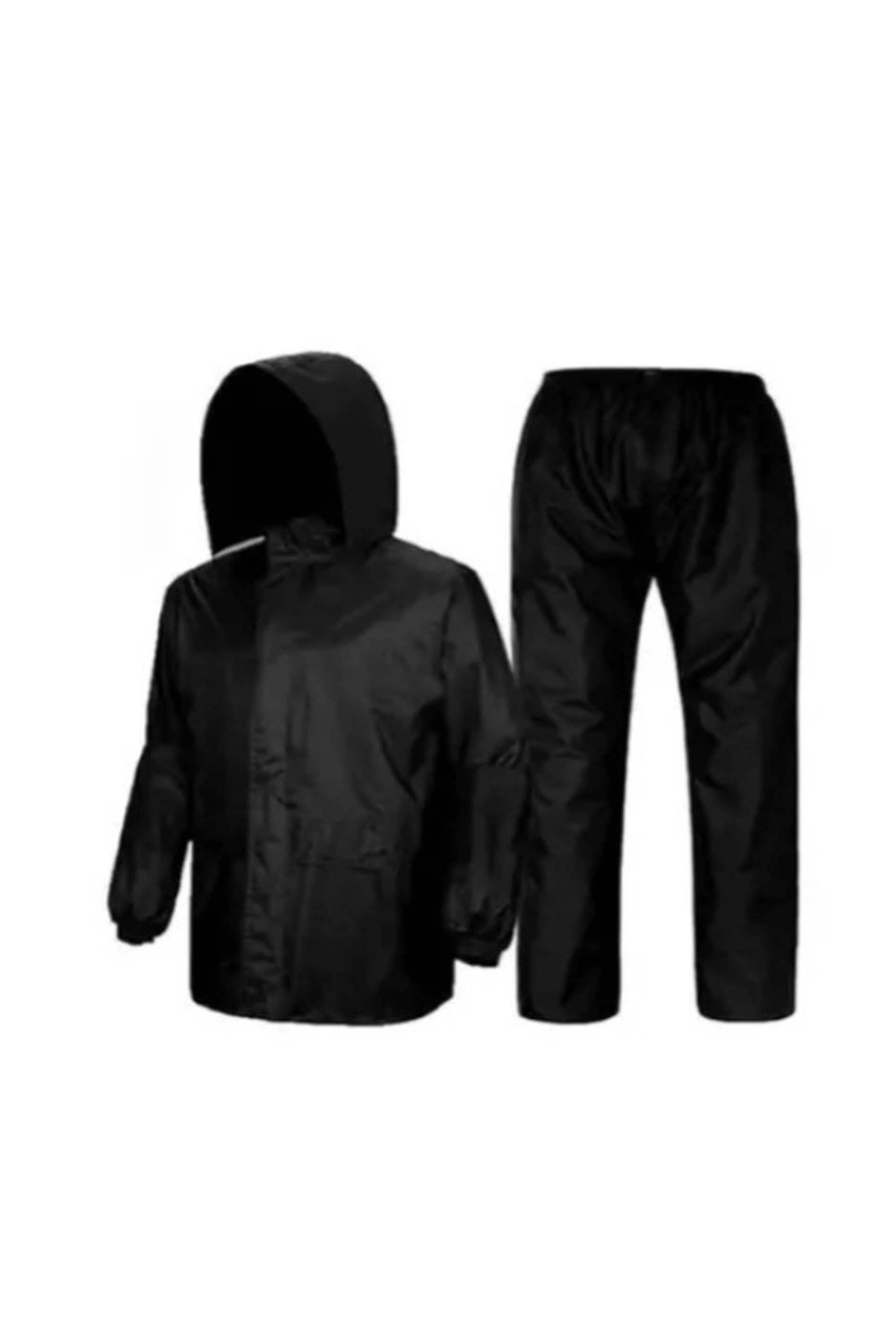     			CARNEST Rainsuit Unisex For Men's & Women’s Rainsuit| Rainwear| 100% Waterproof Rainsuit For Bikers With Hood and Side Pocket With Storage Bag |Black Color