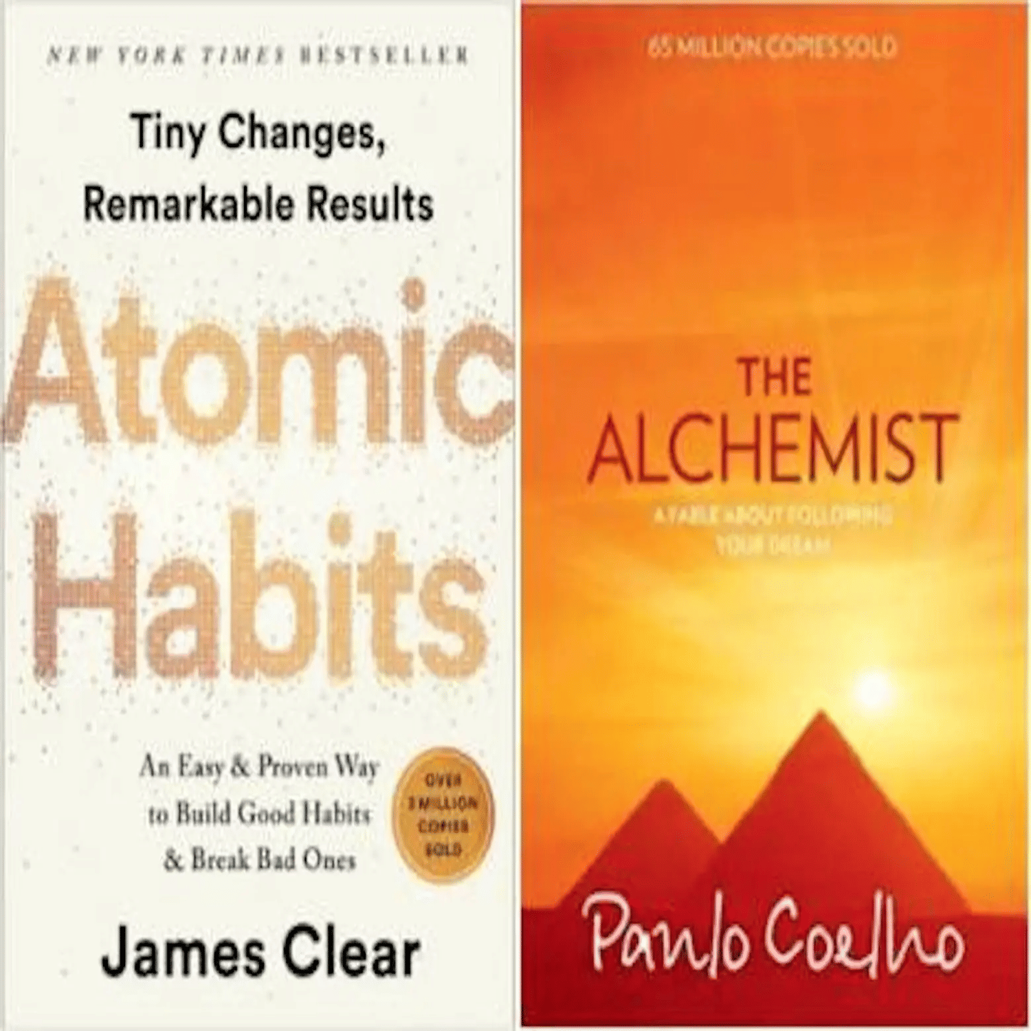 Combo Of 2 Best Sellerr Books: Attomic Habbitss + The Allchemiistt Combo Of 2 Best Sellerr Books: Attomic Habbitss + The Allchemiistt