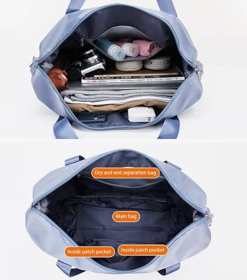    			Genric Sling Bag Fabric Set of 1 ( Blue )