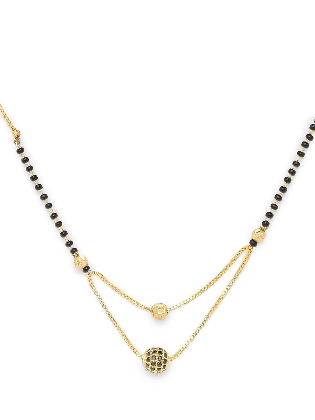     			GlowNest Yellow Mangalsutra ( Pack of 1 )