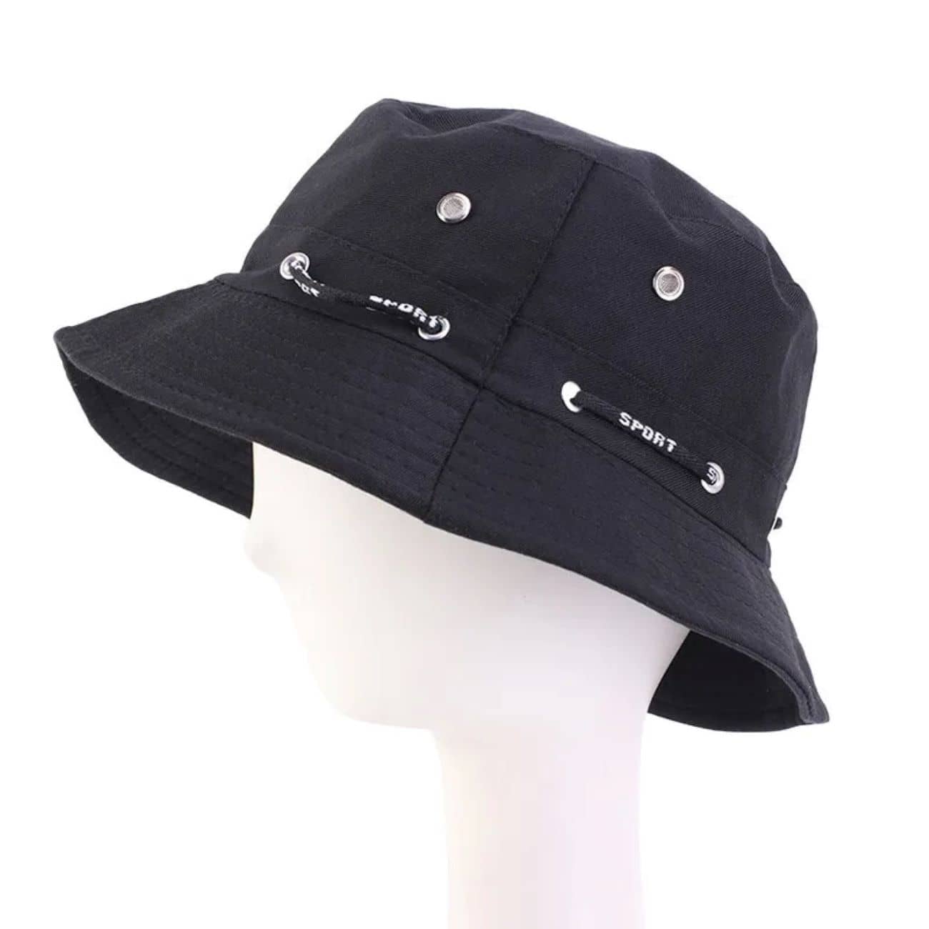 Infispace Black Cotton Women's Hat ( Pack of 1 )