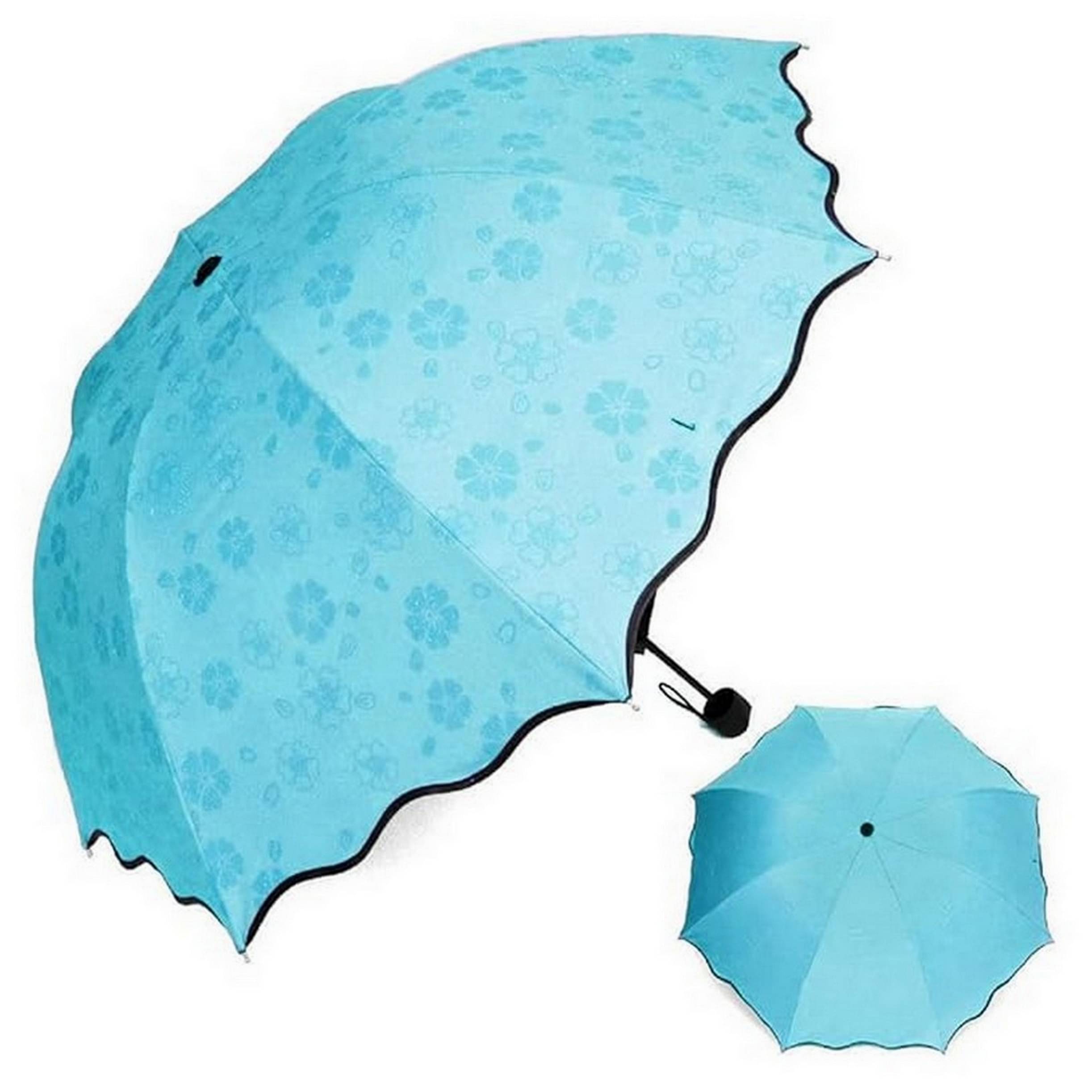     			Infispace Blue 3 Fold Umbrella